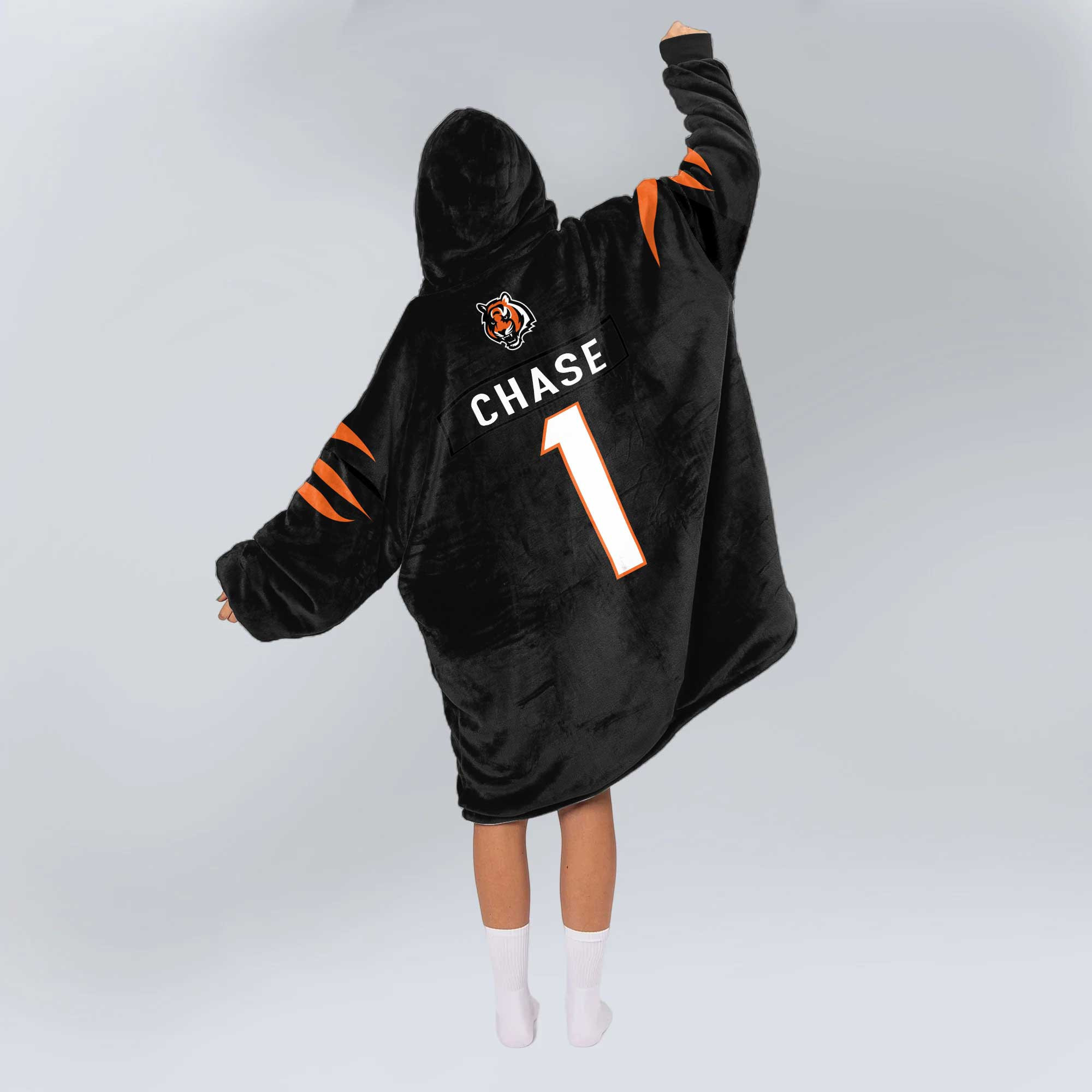 Adult J.C 1 Cincinnati Football Unisex Blanket Hoodie