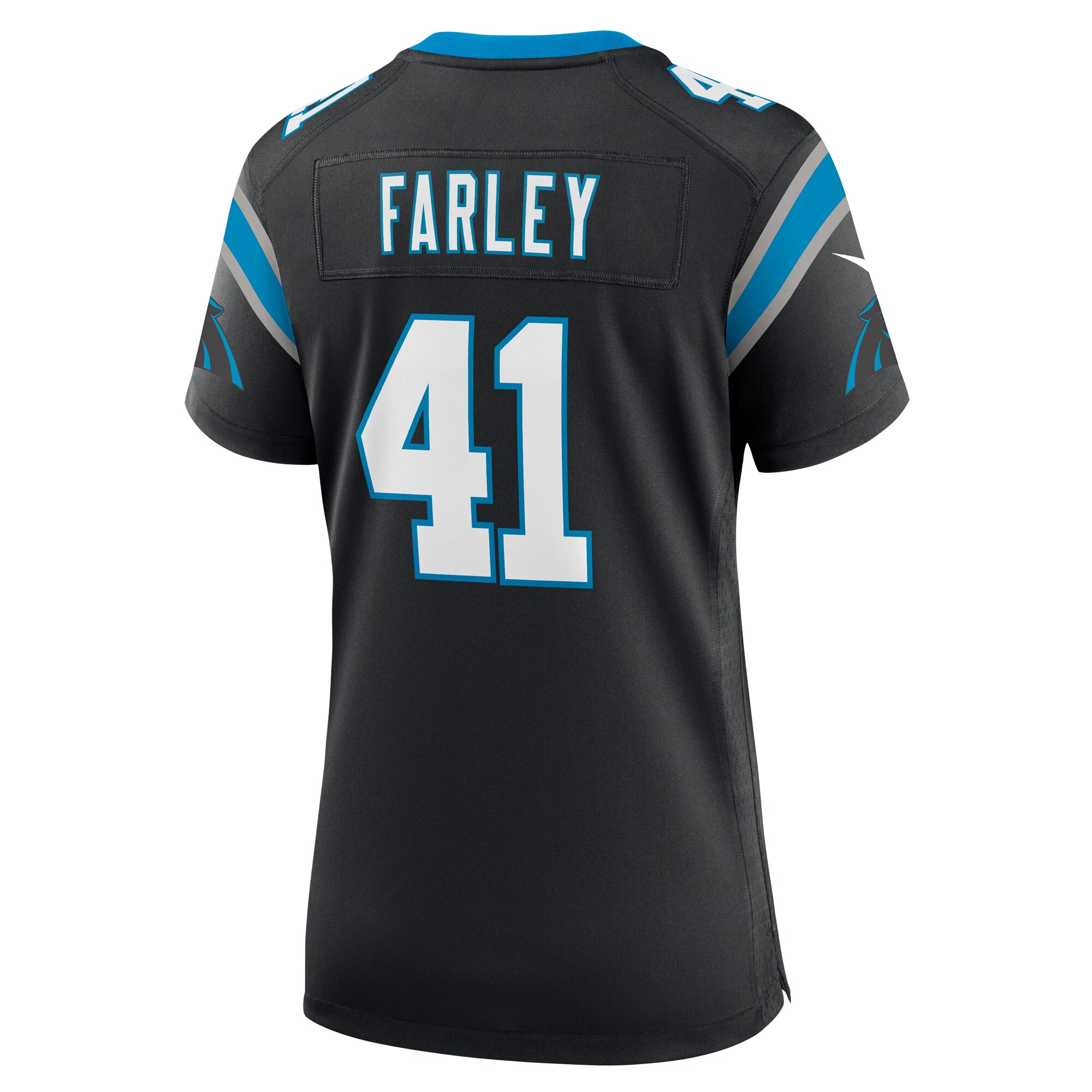 Matthias Farley Carolina Panthers Women's  Game Jersey -  Black