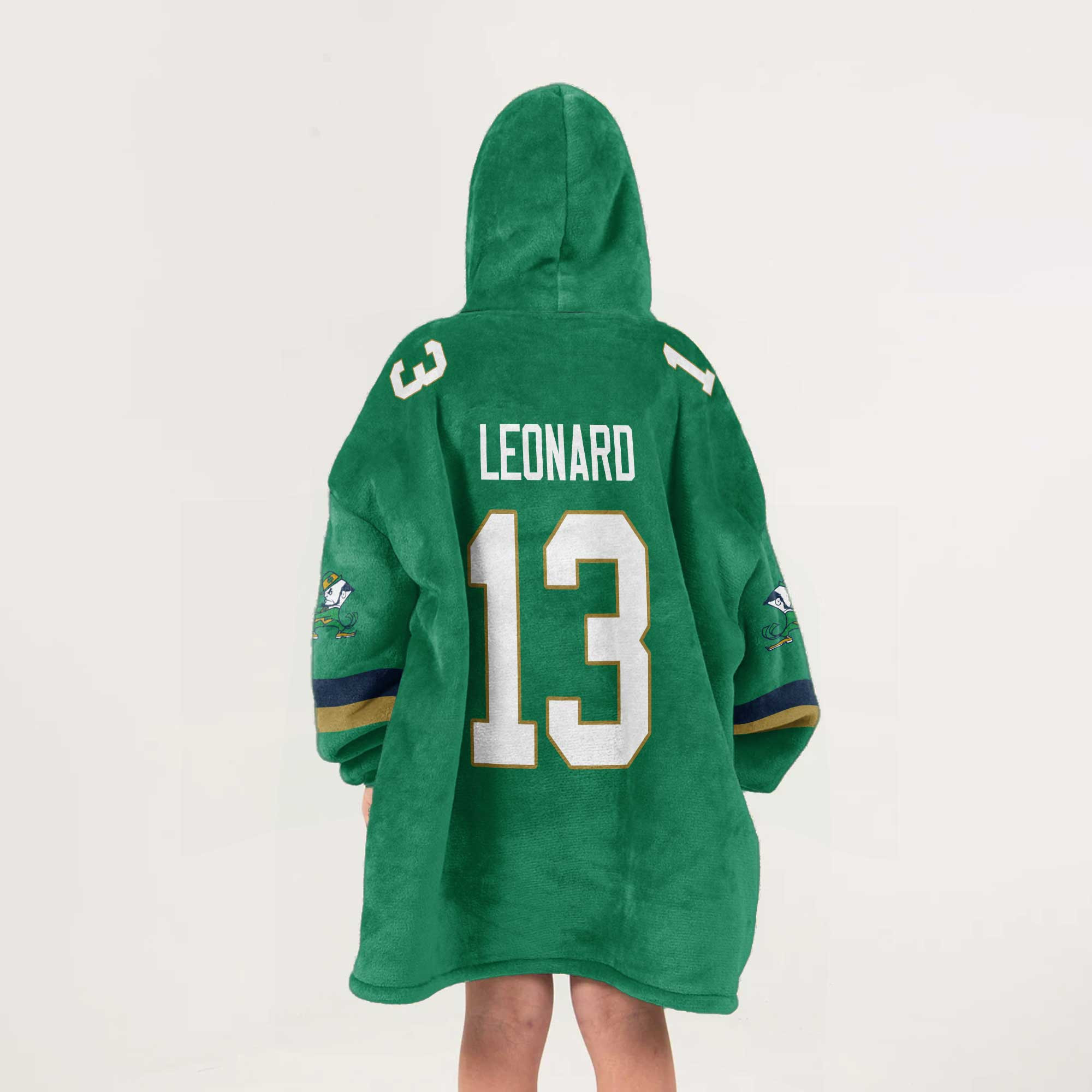 Adult Notre Dame Football Unisex Blanket Hoodie