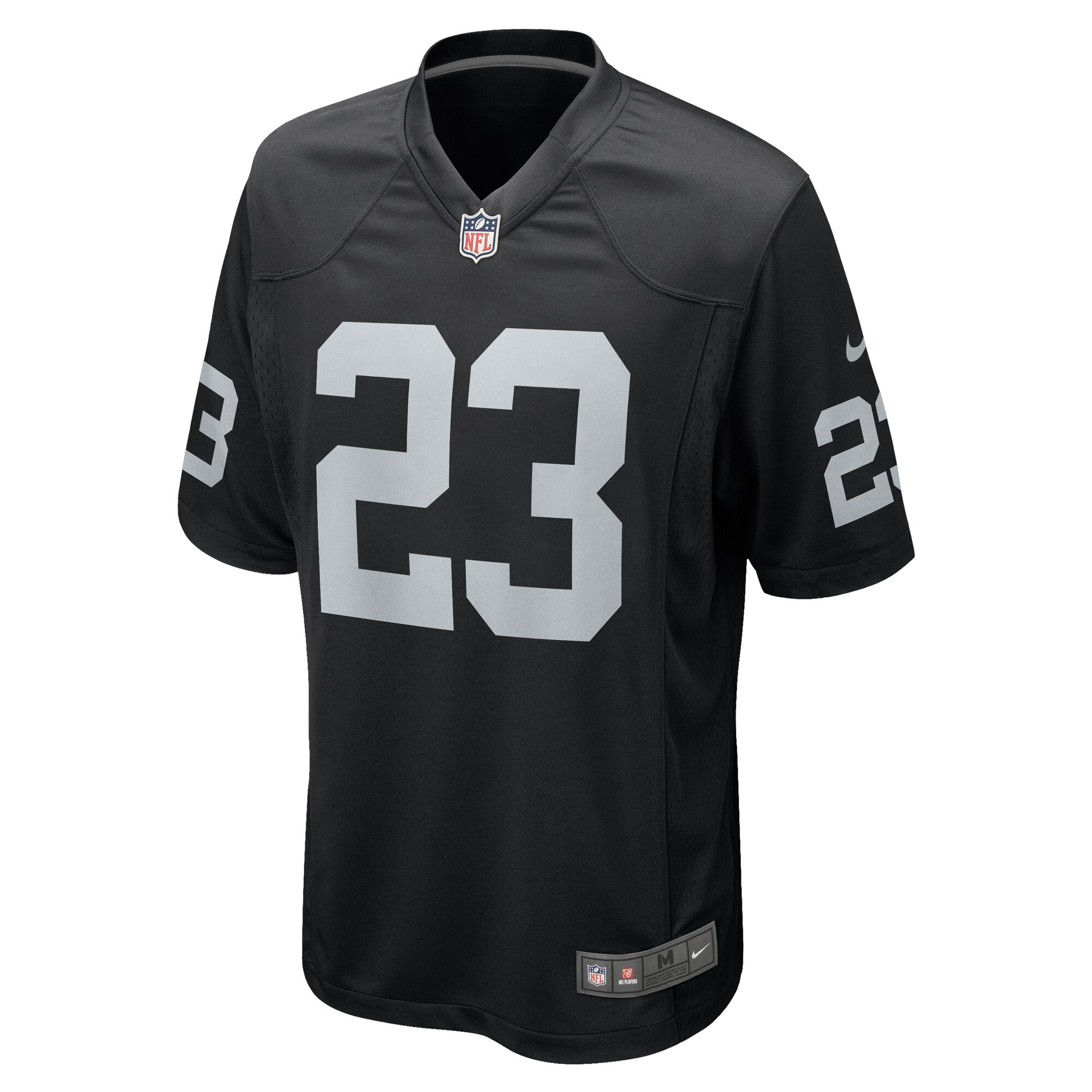 David Long Jr. Las Vegas Raiders Team Game Jersey -  Black