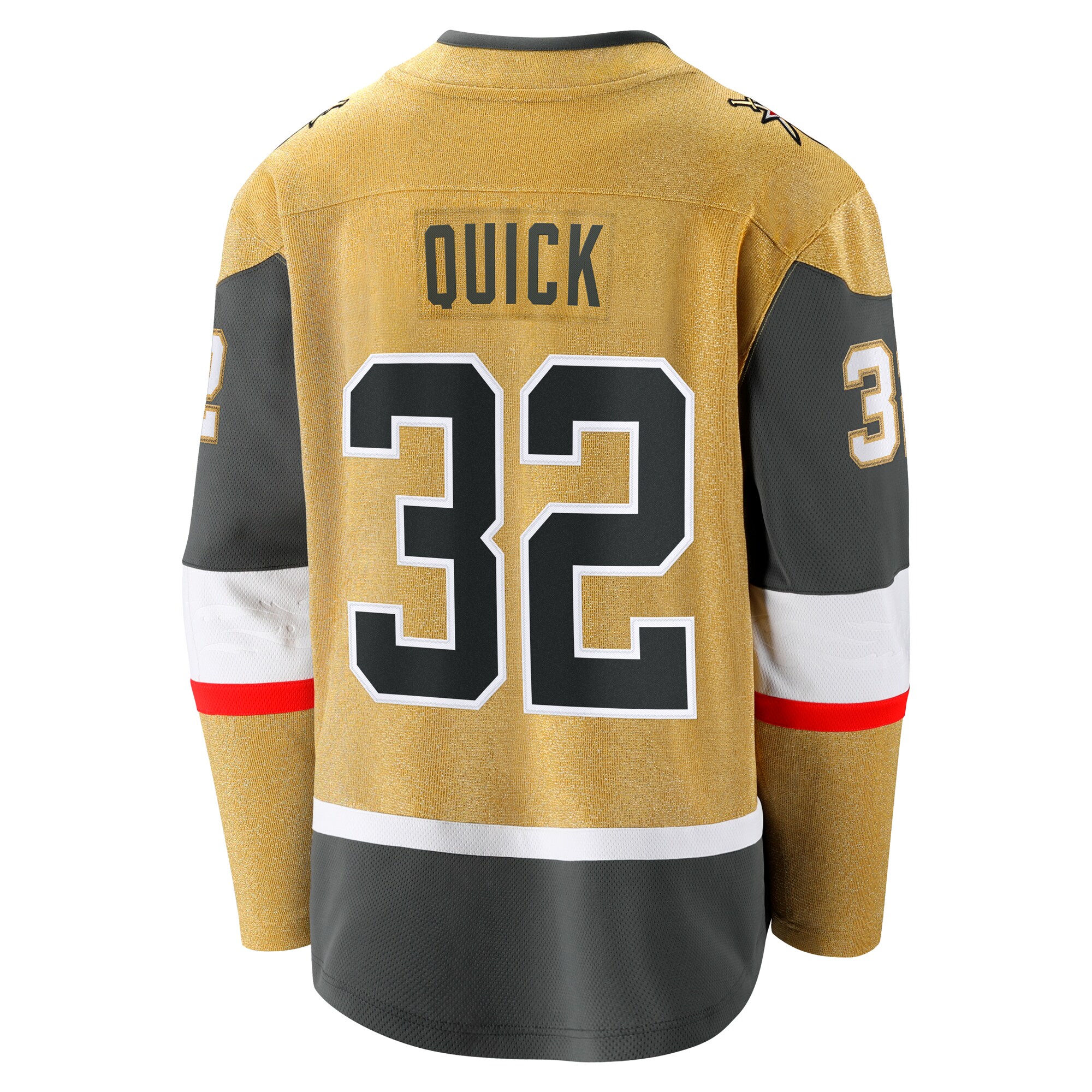 Jonathan Quick Vegas Golden Knights Home Breakaway Jersey - Gold