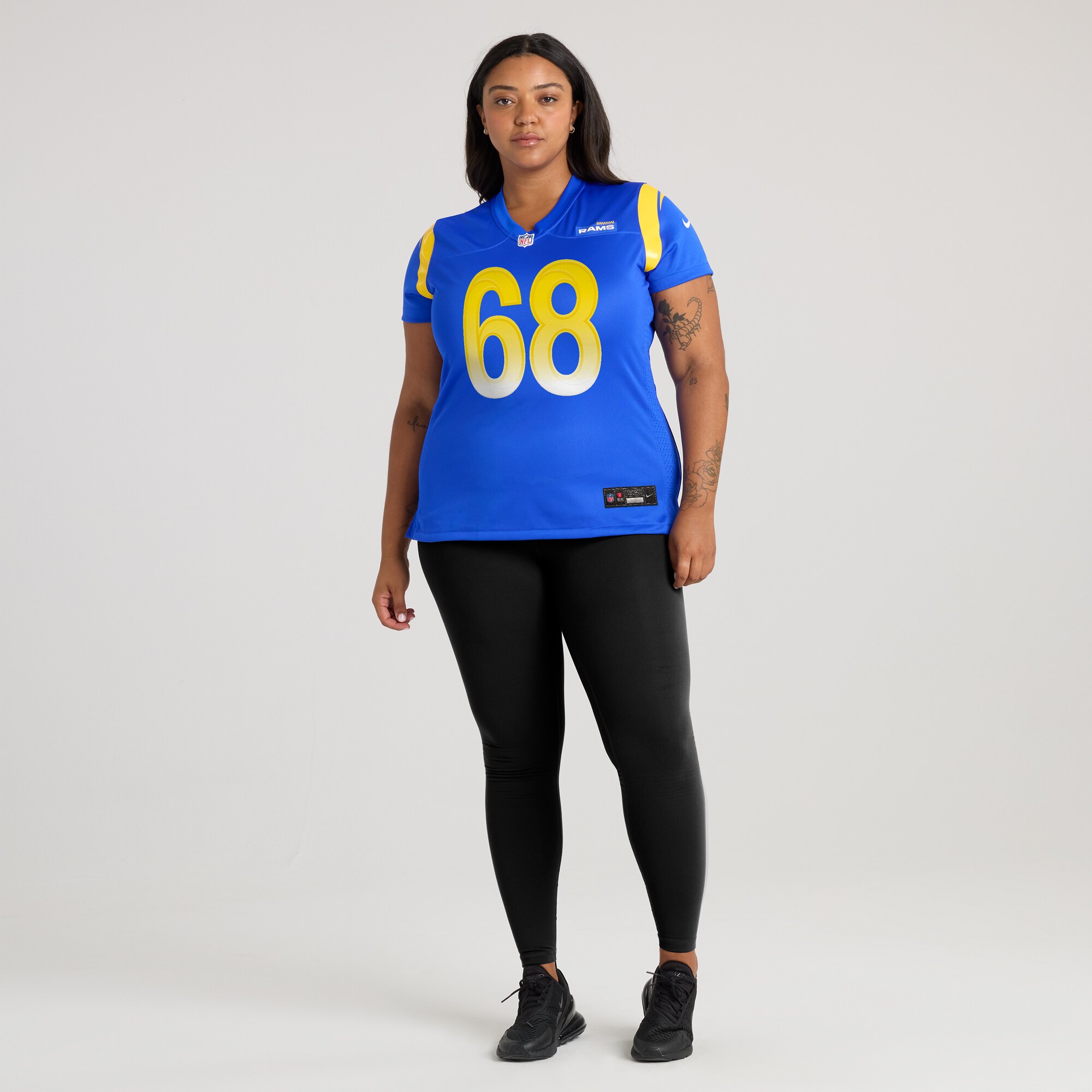 Mike McAllister Los Angeles Rams Women's Home Game Jersey - Royal