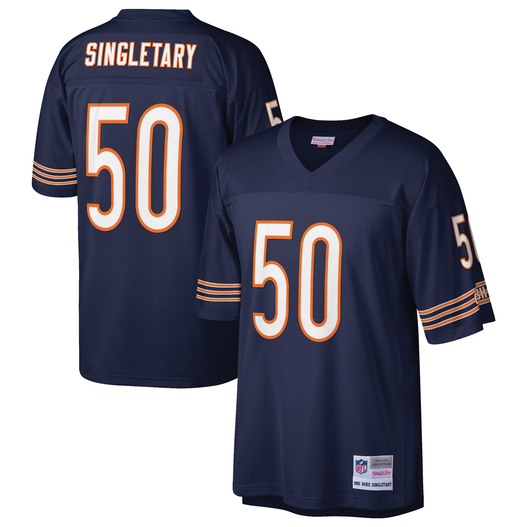 Mike Singletary Chicago Bears  Retired Player Legacy Replica Jersey - Navy