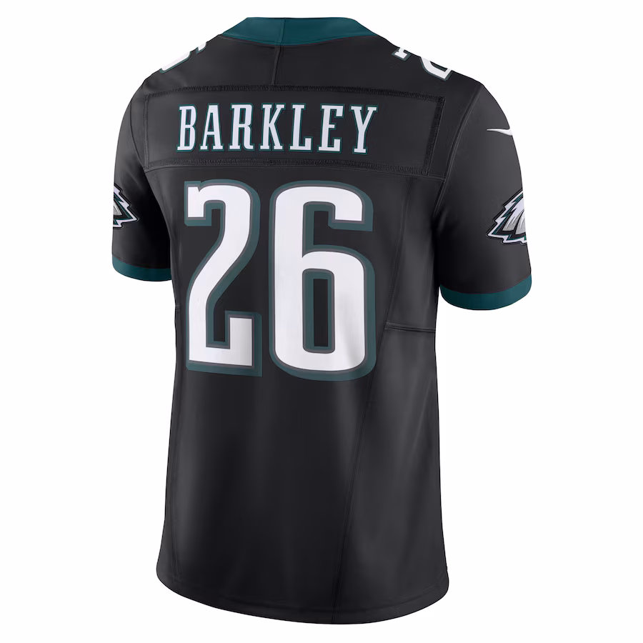 Men's Philadelphia Eagles #26 Saquon Barkley Black Vapor F.U.S.E. Limited Jersey
