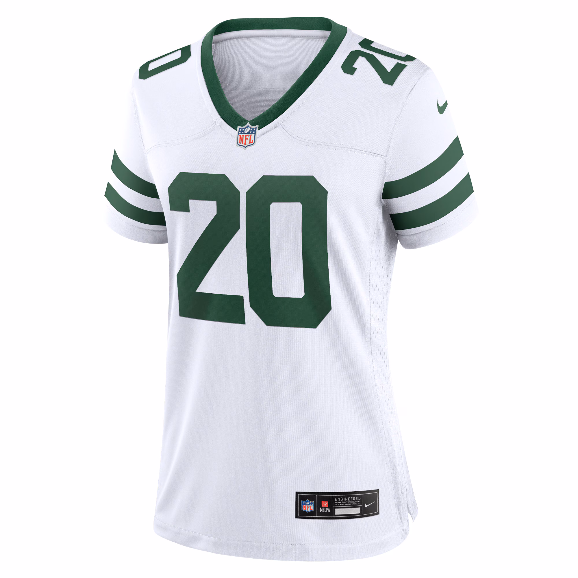 Breece Hall New York Jets Women's Game Jersey - Legacy White