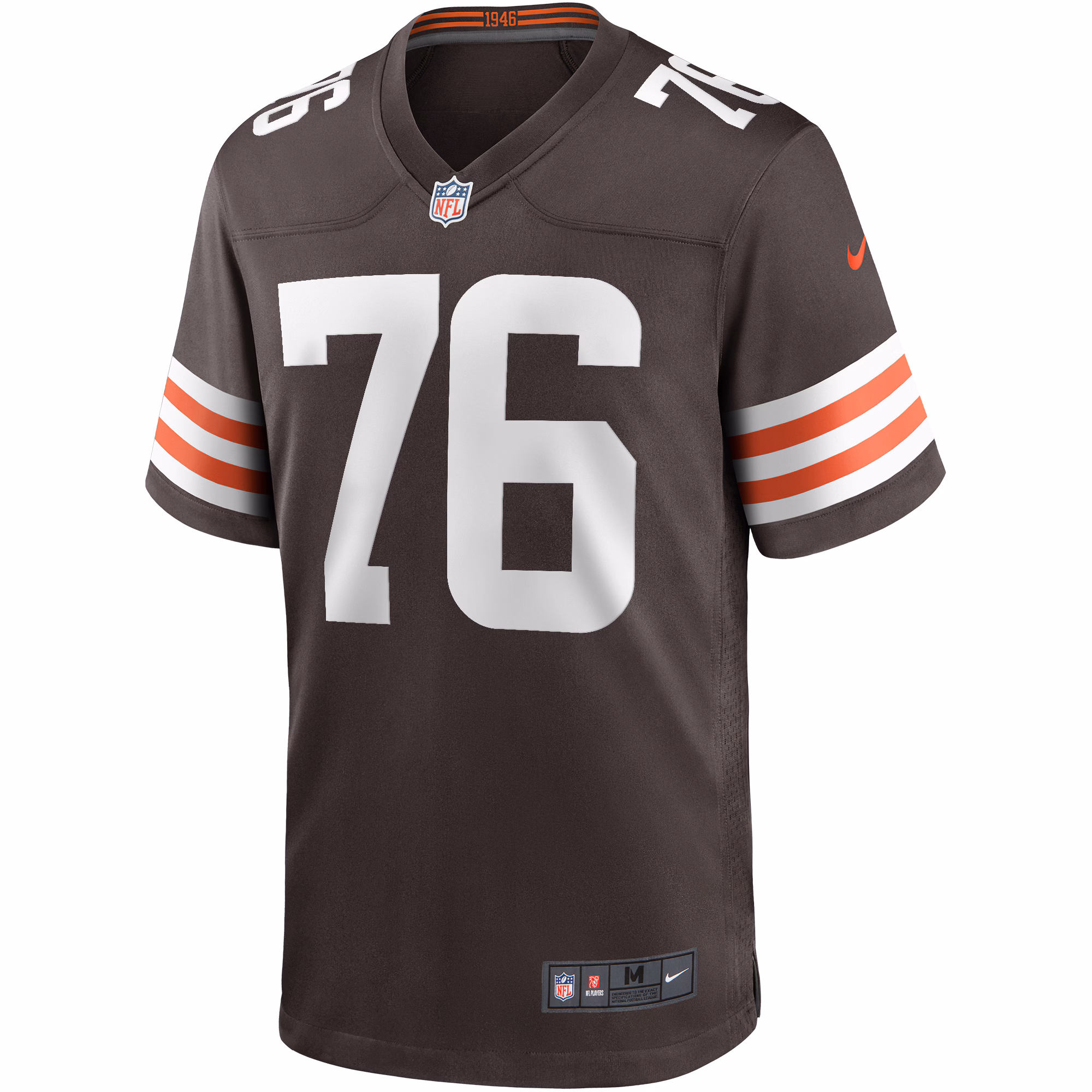 Lou Groza Cleveland Browns Game Retired Player Jersey - Brown