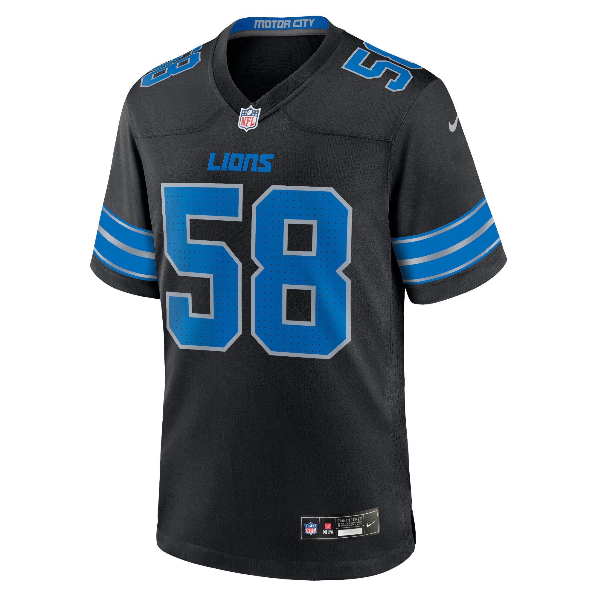 Penei Sewell Detroit Lions Game Jersey - Blue
