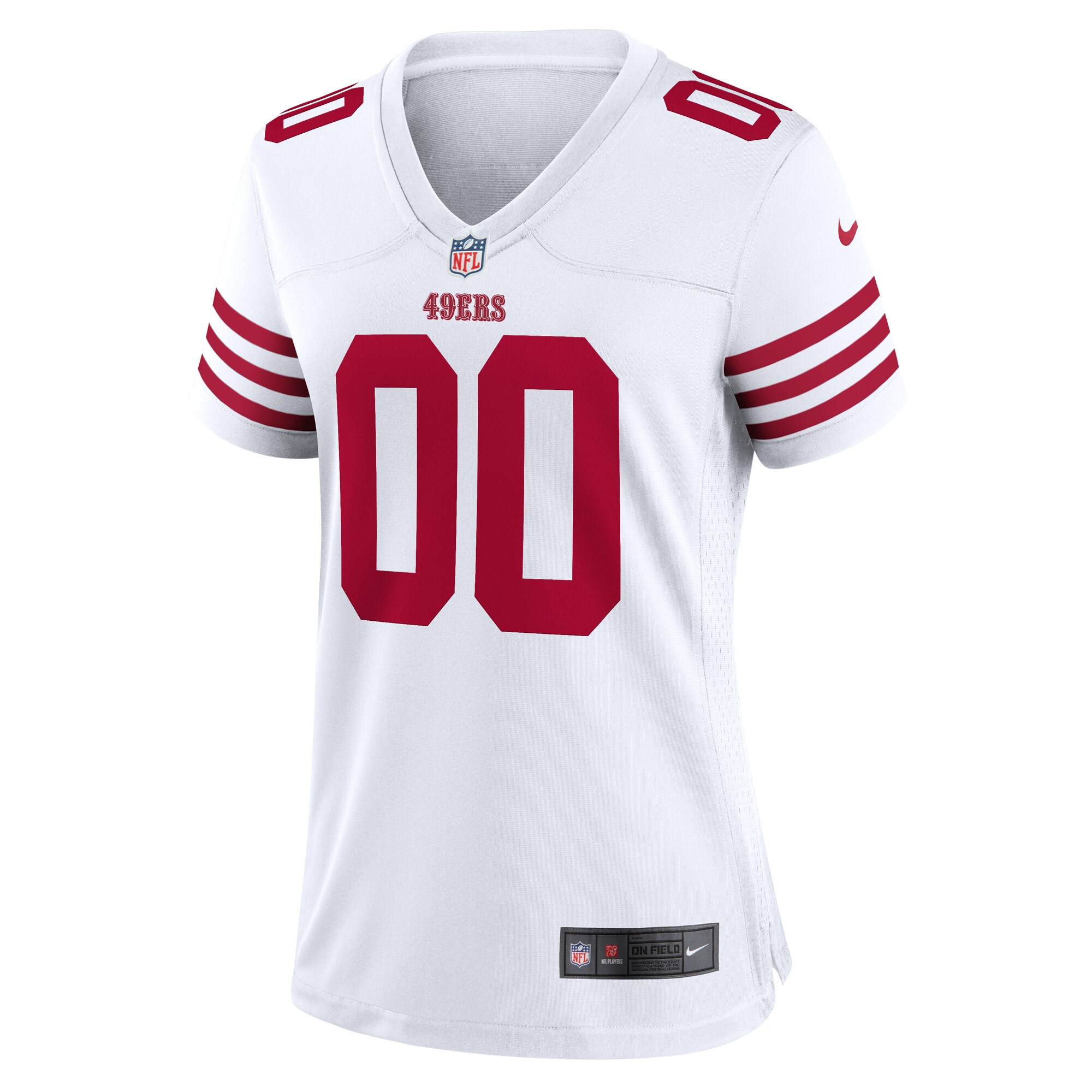 San Francisco 49ers  Women's Game Custom Jersey - White