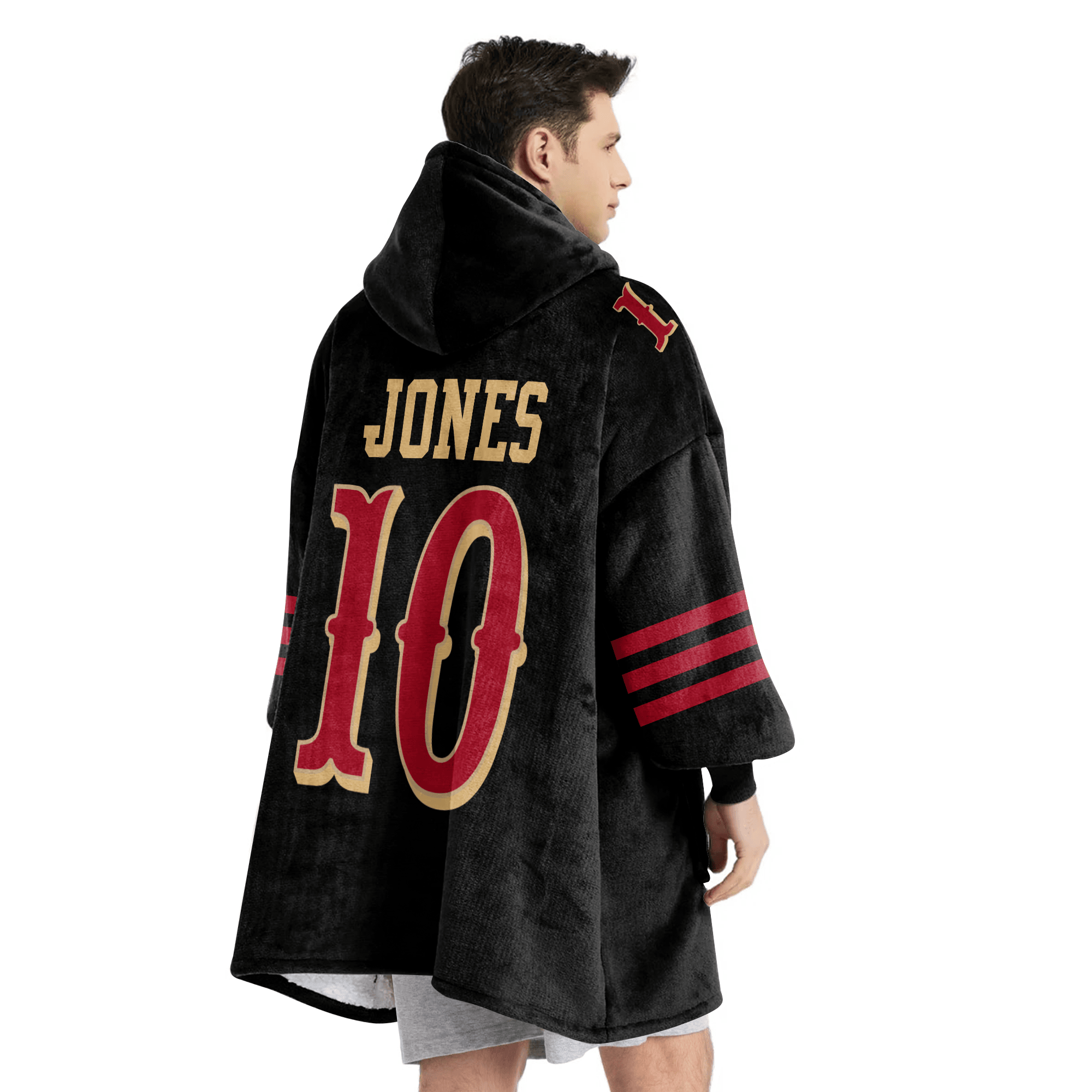 M.J 10 San Francisco 49ers Football Unisex Blanket Hoodie