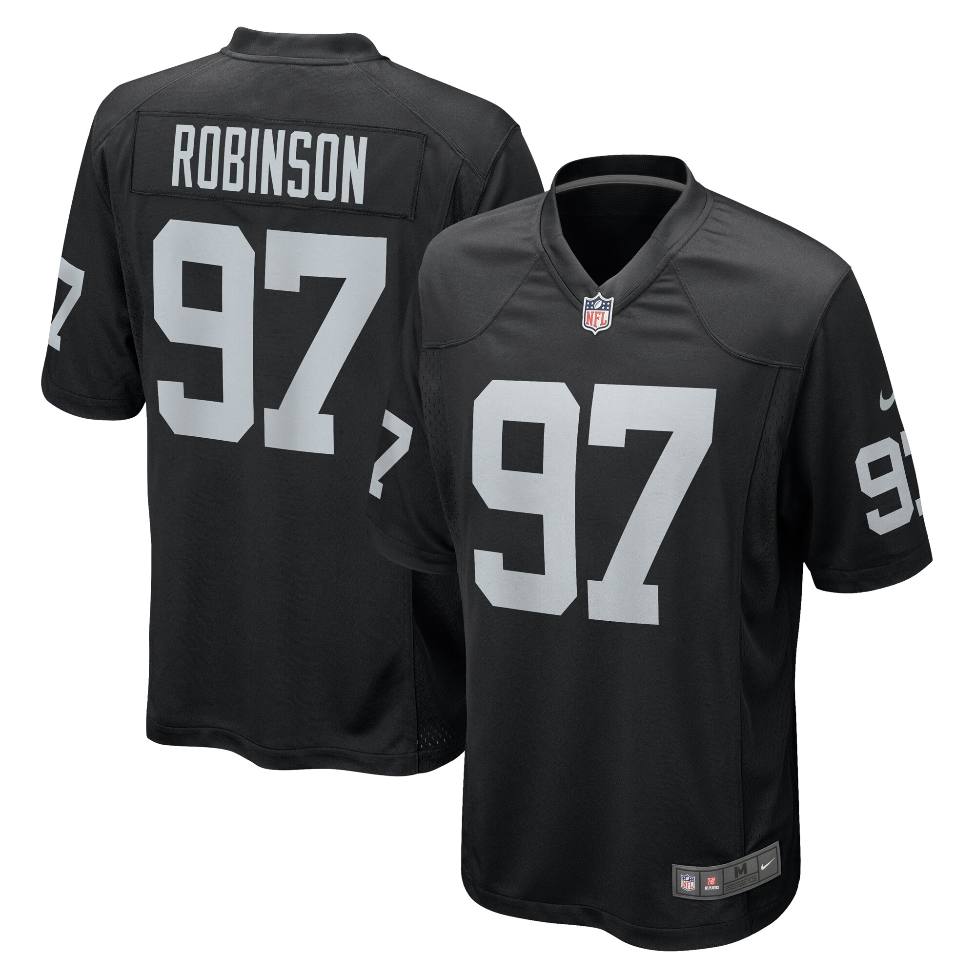 Janarius Robinson Las Vegas Raiders Team Game Jersey -  Black