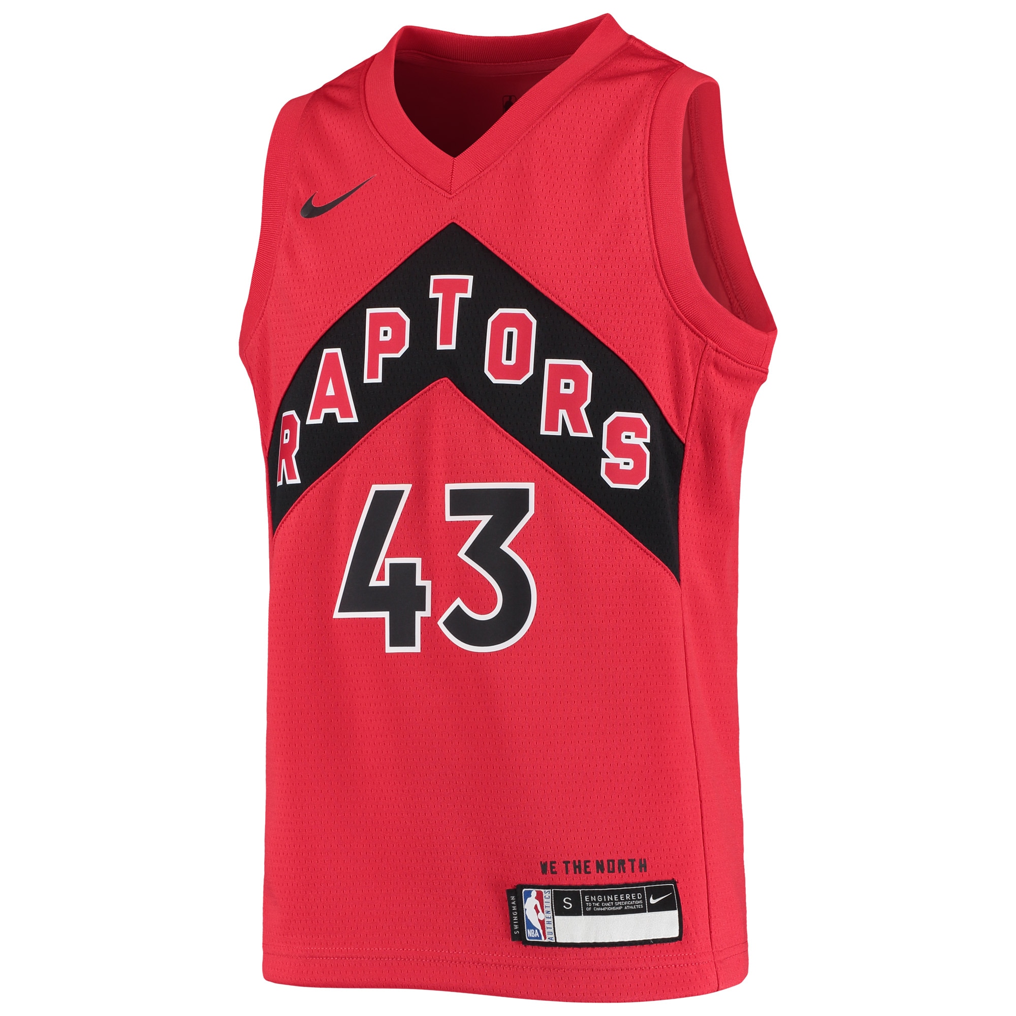 Pascal Siakam Toronto Raptors Youth 2020/21 Swingman Jersey - Red - Icon Edition