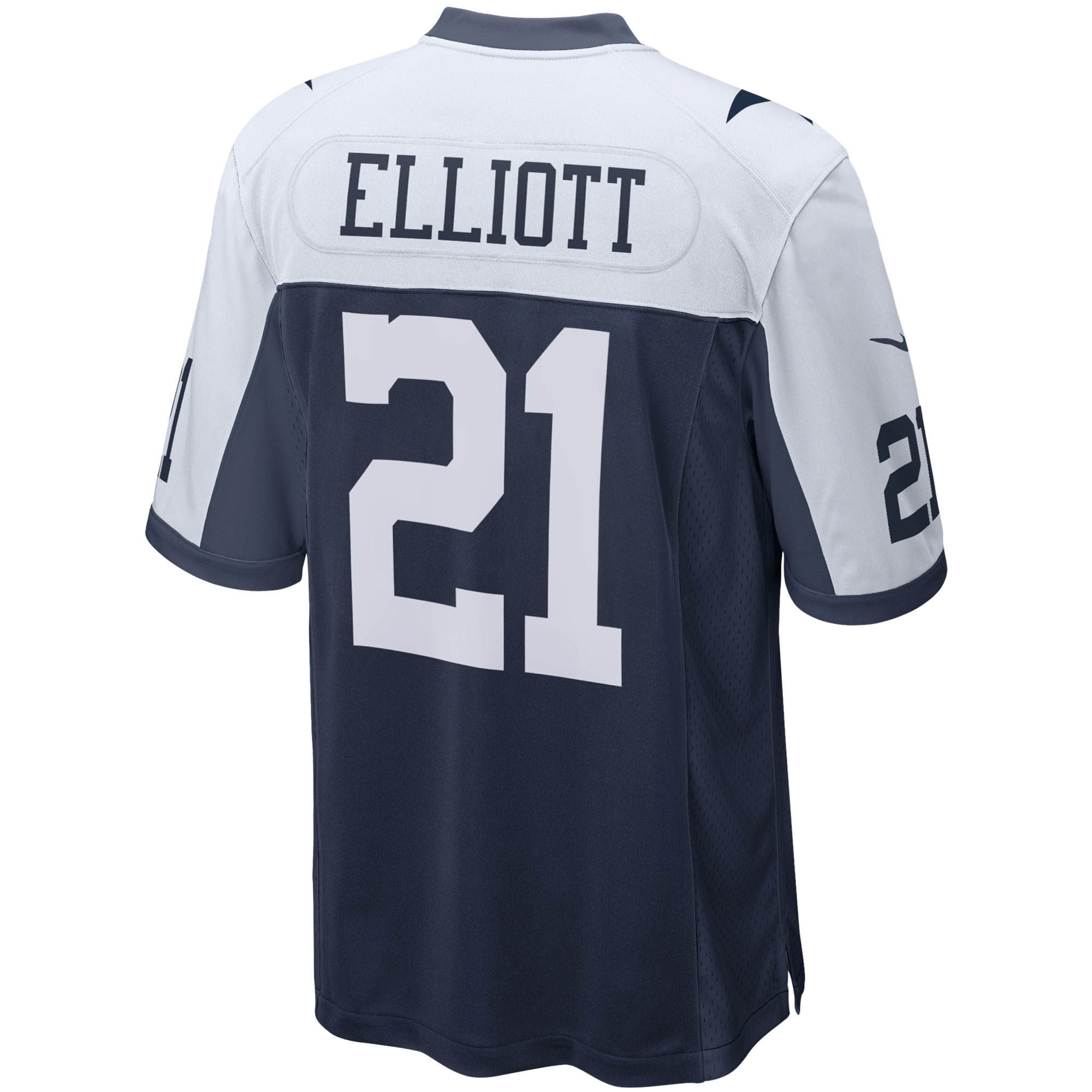 Ezekiel Elliott Dallas Cowboys Alternate Game Jersey - White