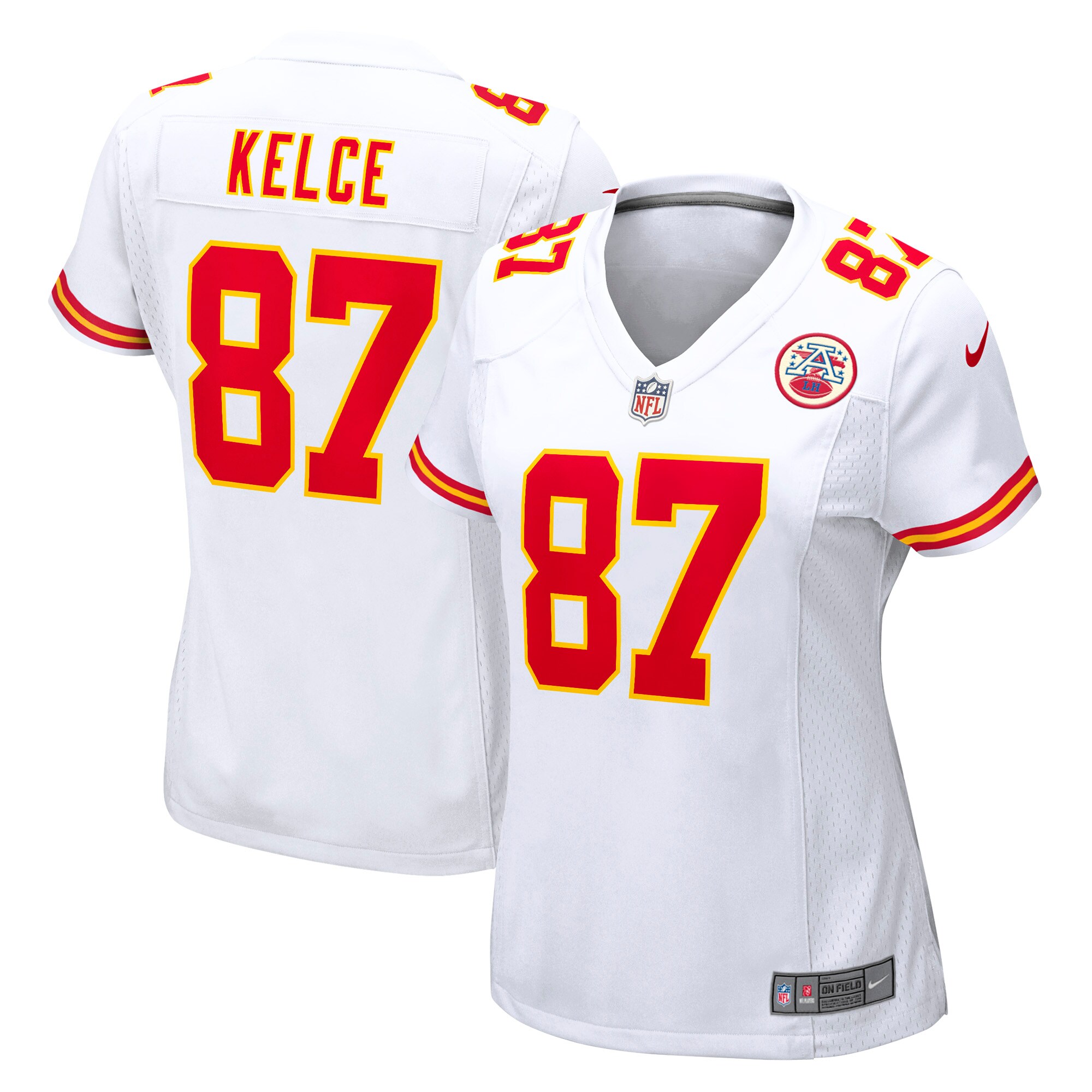 Travis Kelce Kansas City Chiefs  Women's Game Jersey - White