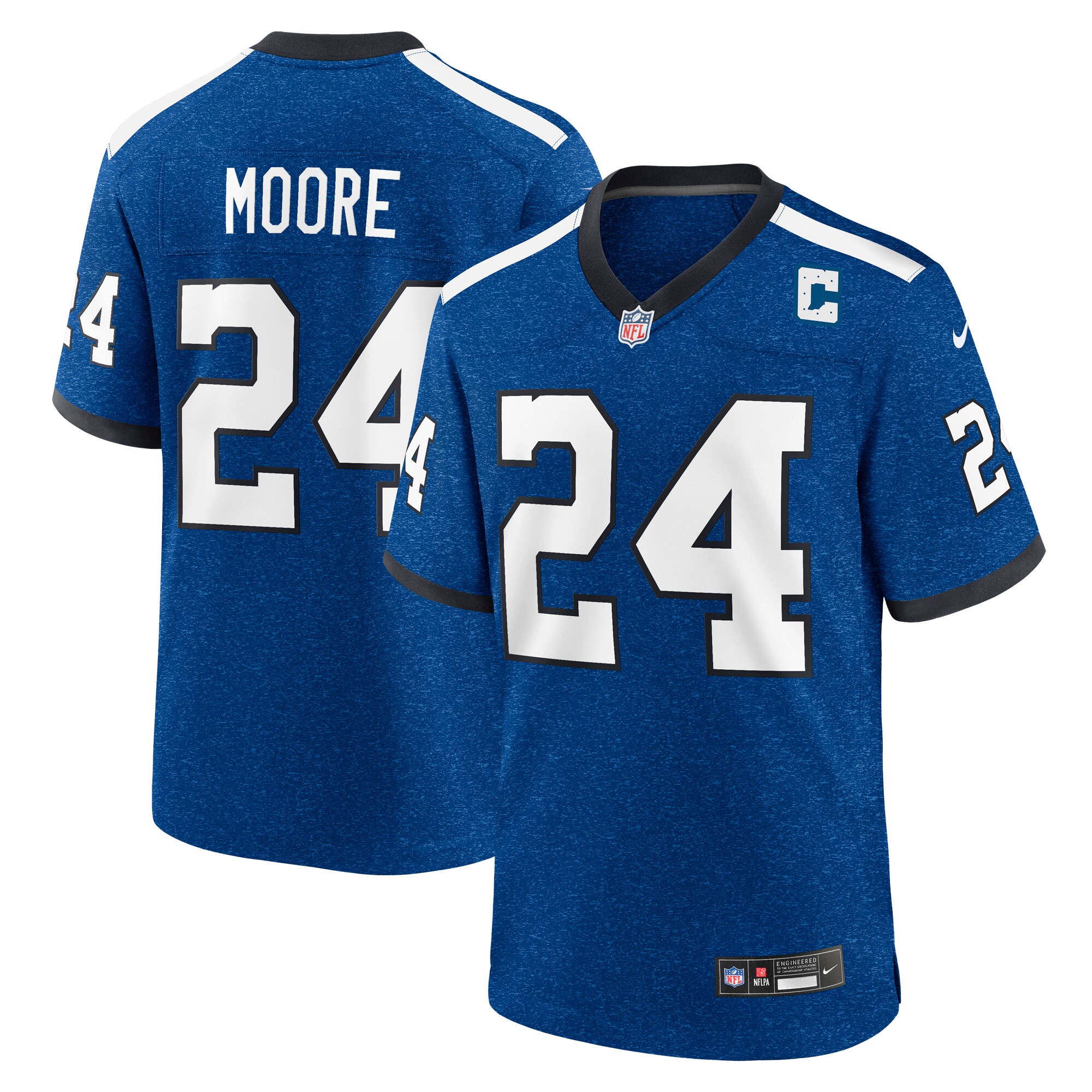 Lenny Moore Indianapolis Colts  Indiana Nights Alternate Game Jersey - Royal