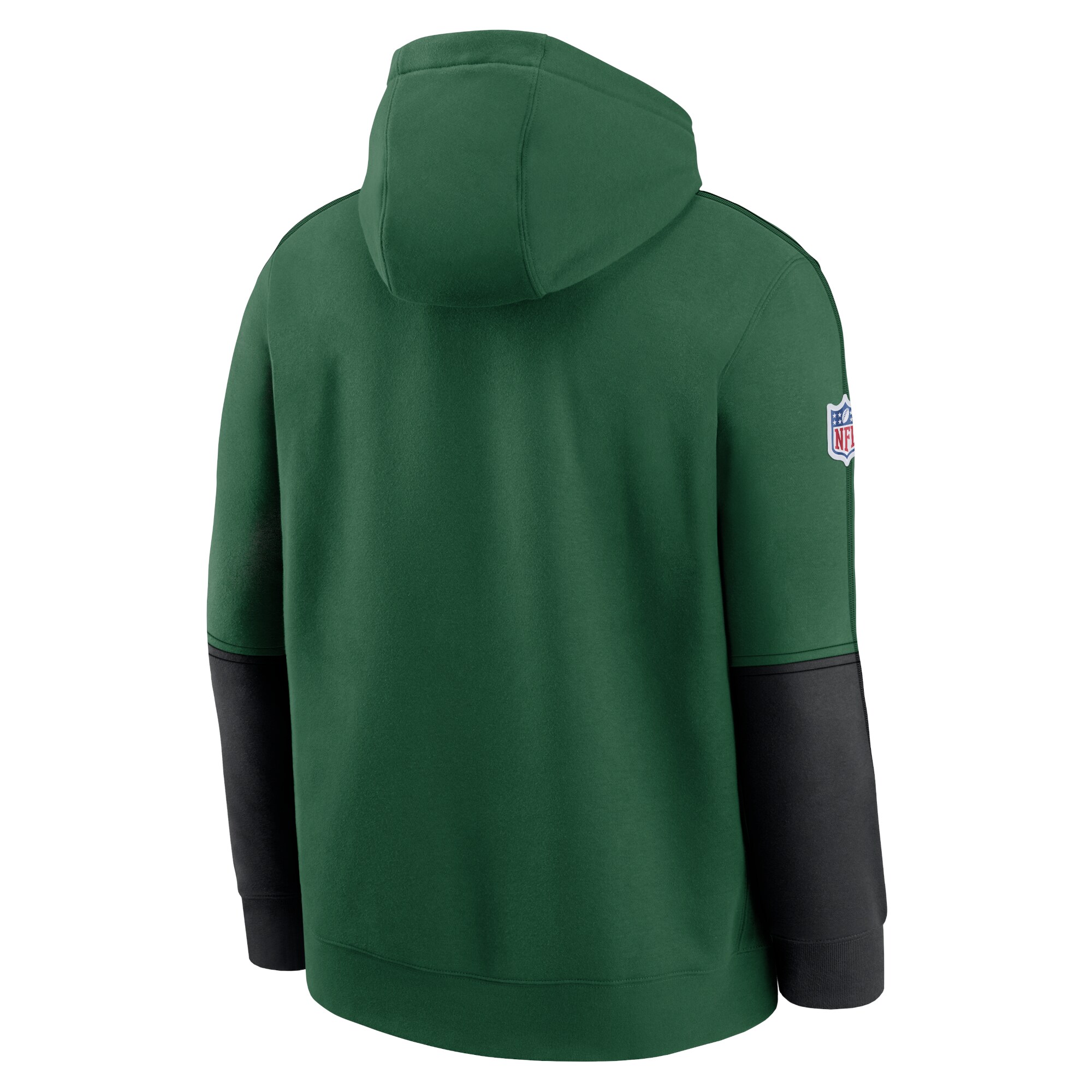 New York Jets  Throwback Logo Club Tri-Blend Pullover Hoodie - Green