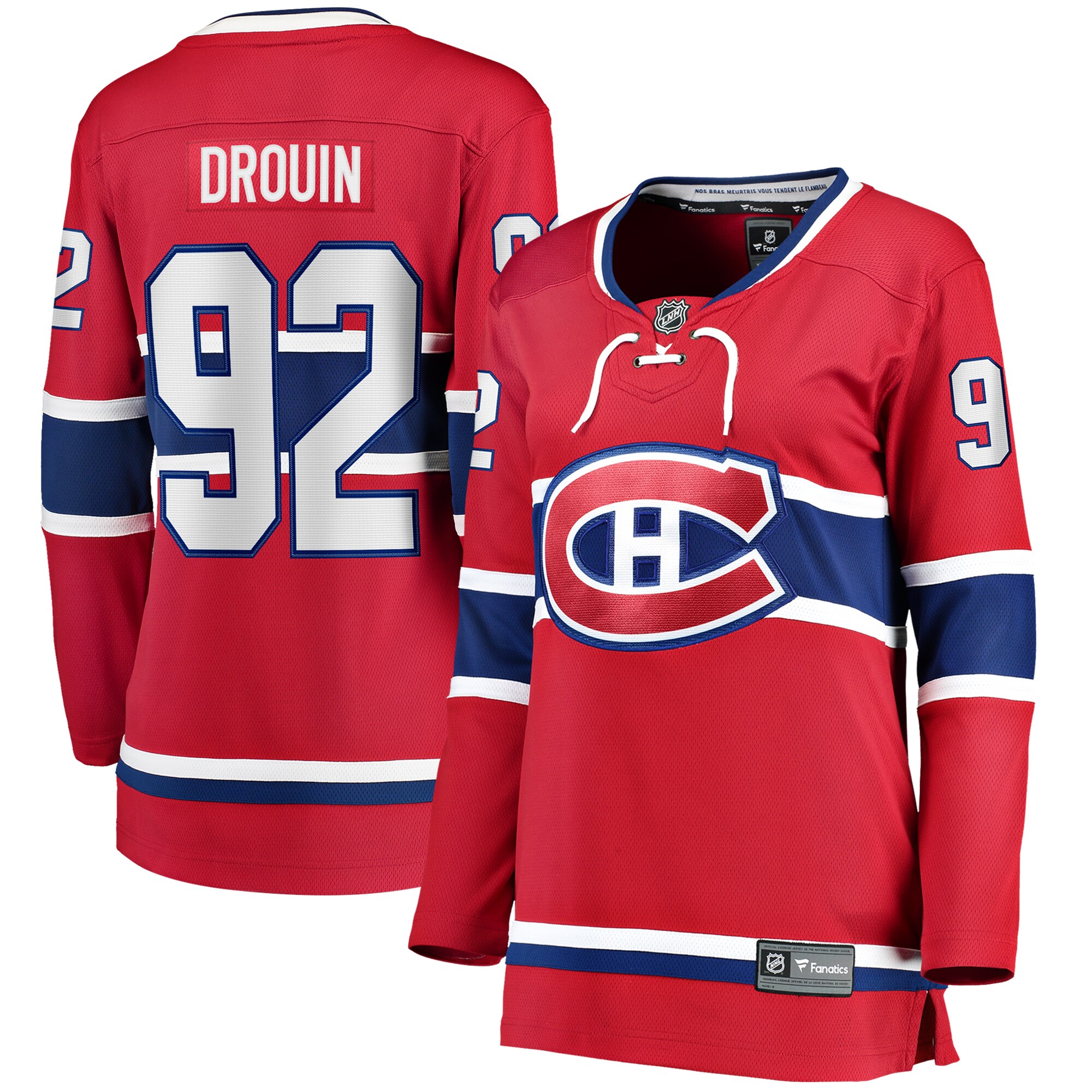 Jonathan Drouin Montreal Canadiens Women's Home Breakaway Player Jersey - Red