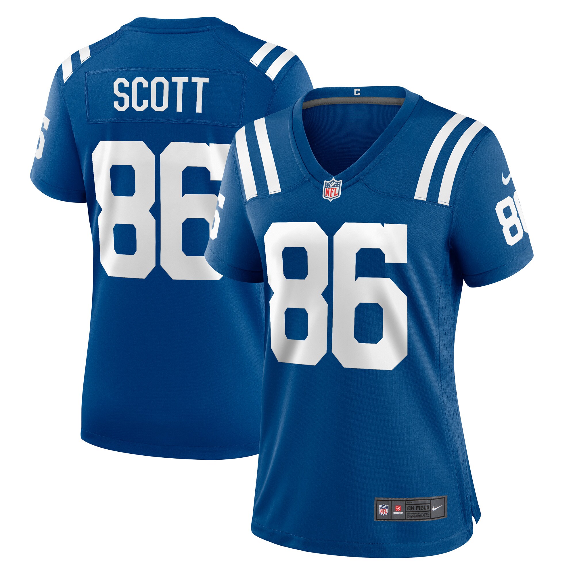 Jared Scott Indianapolis Colts  Women's Game Player Jersey - Royal
