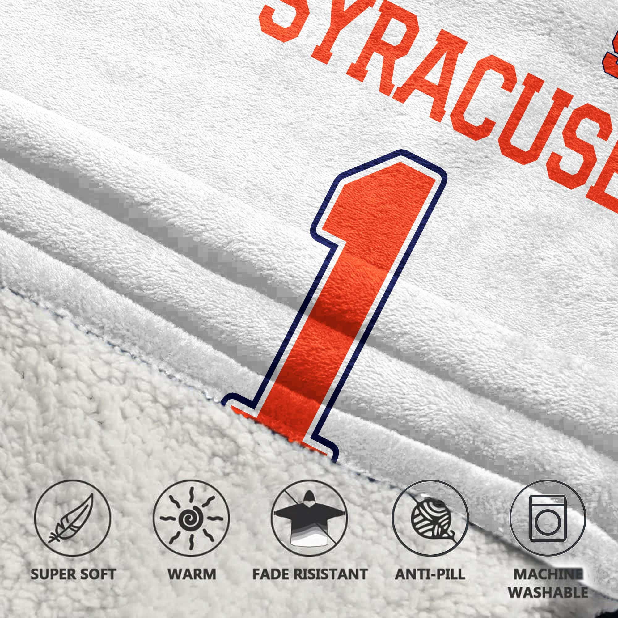 Kid #1 Syracuse Football Unisex Blanket Hoodie