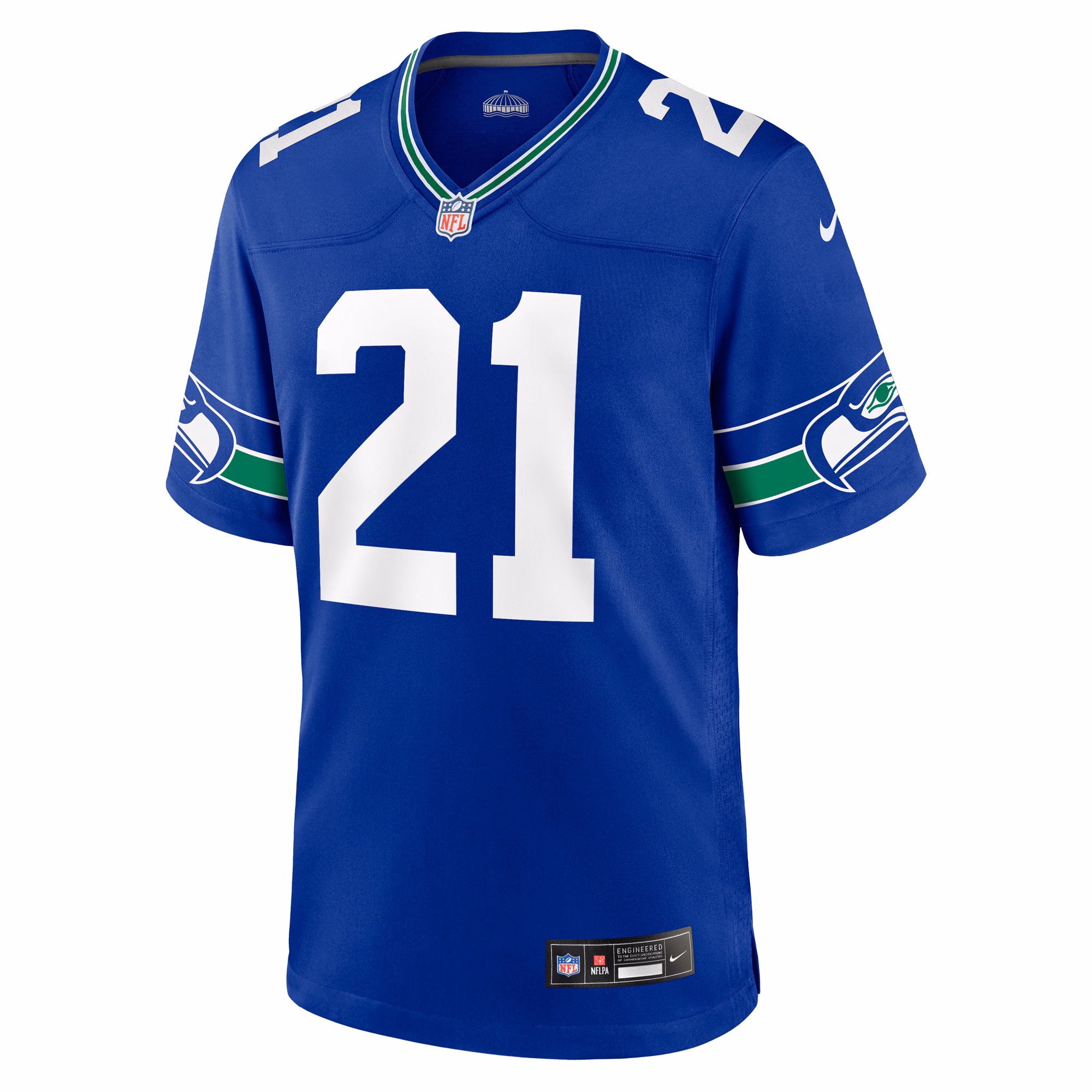Devon Witherspoon Seattle Seahawks Throwback Player Game Jersey - Royal