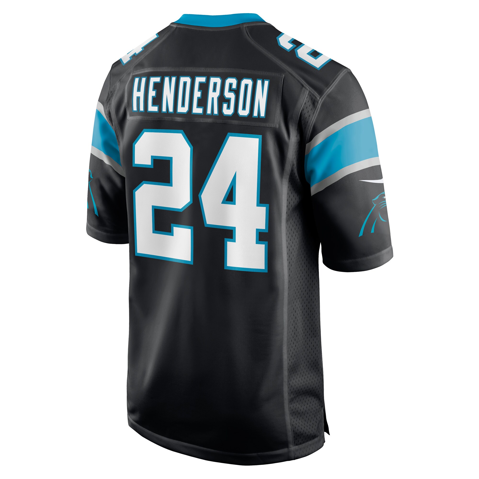 C.J. Henderson Carolina Panthers  Game Player Jersey - Black