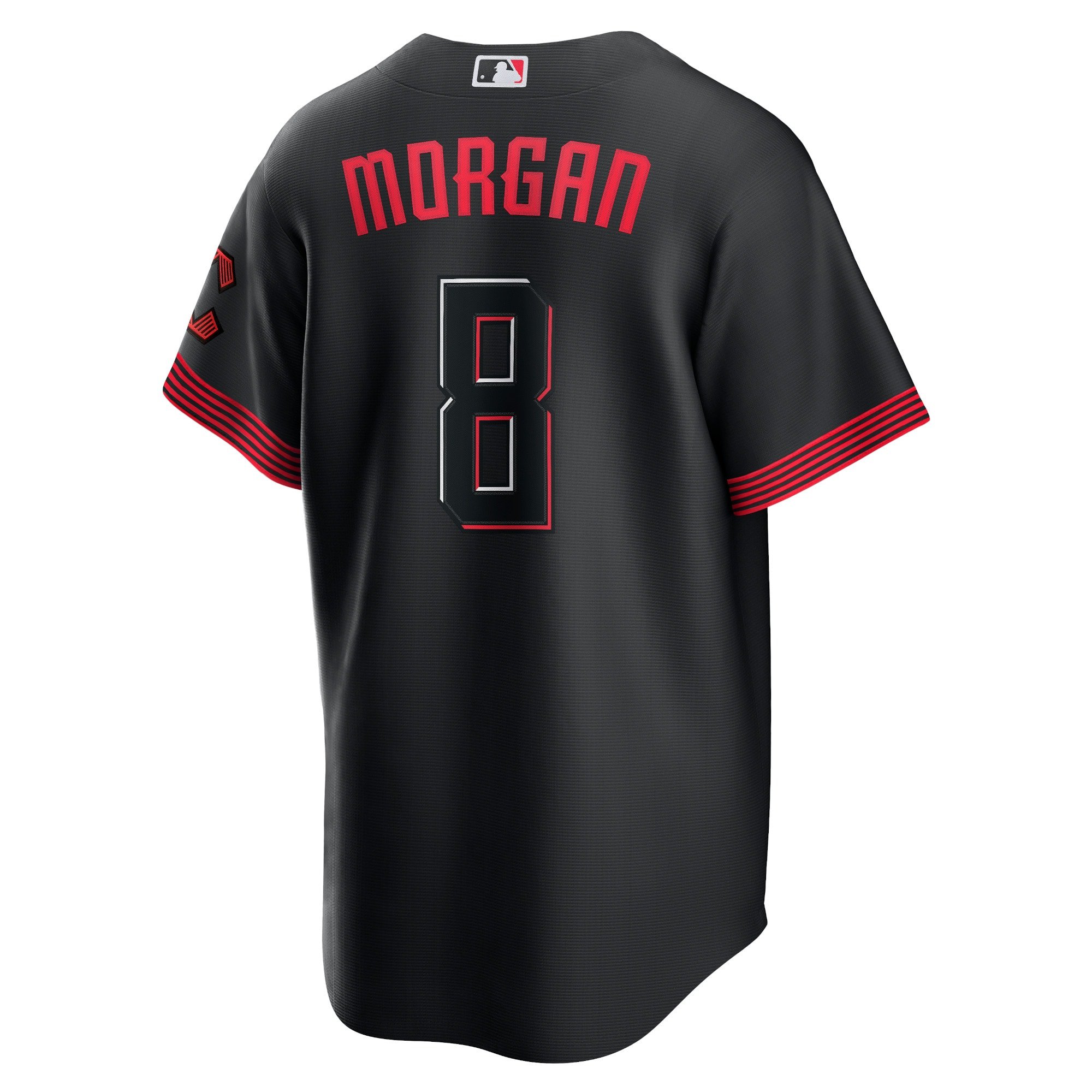 Men's Cincinnati Reds Joe Morgan  Black City Connect Replica Player Jersey