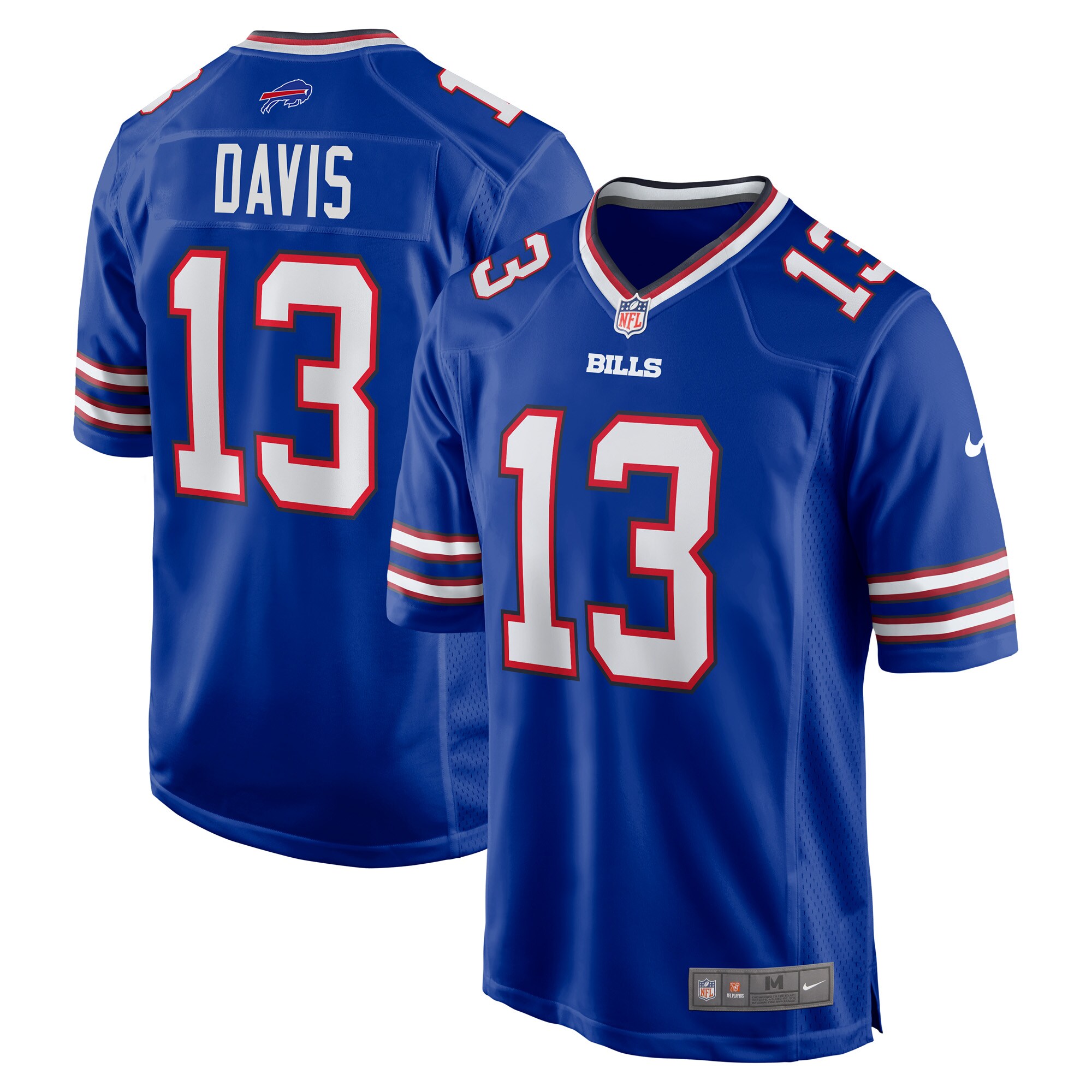 Gabriel Davis Buffalo Bills Team Game Player Jersey - Royal