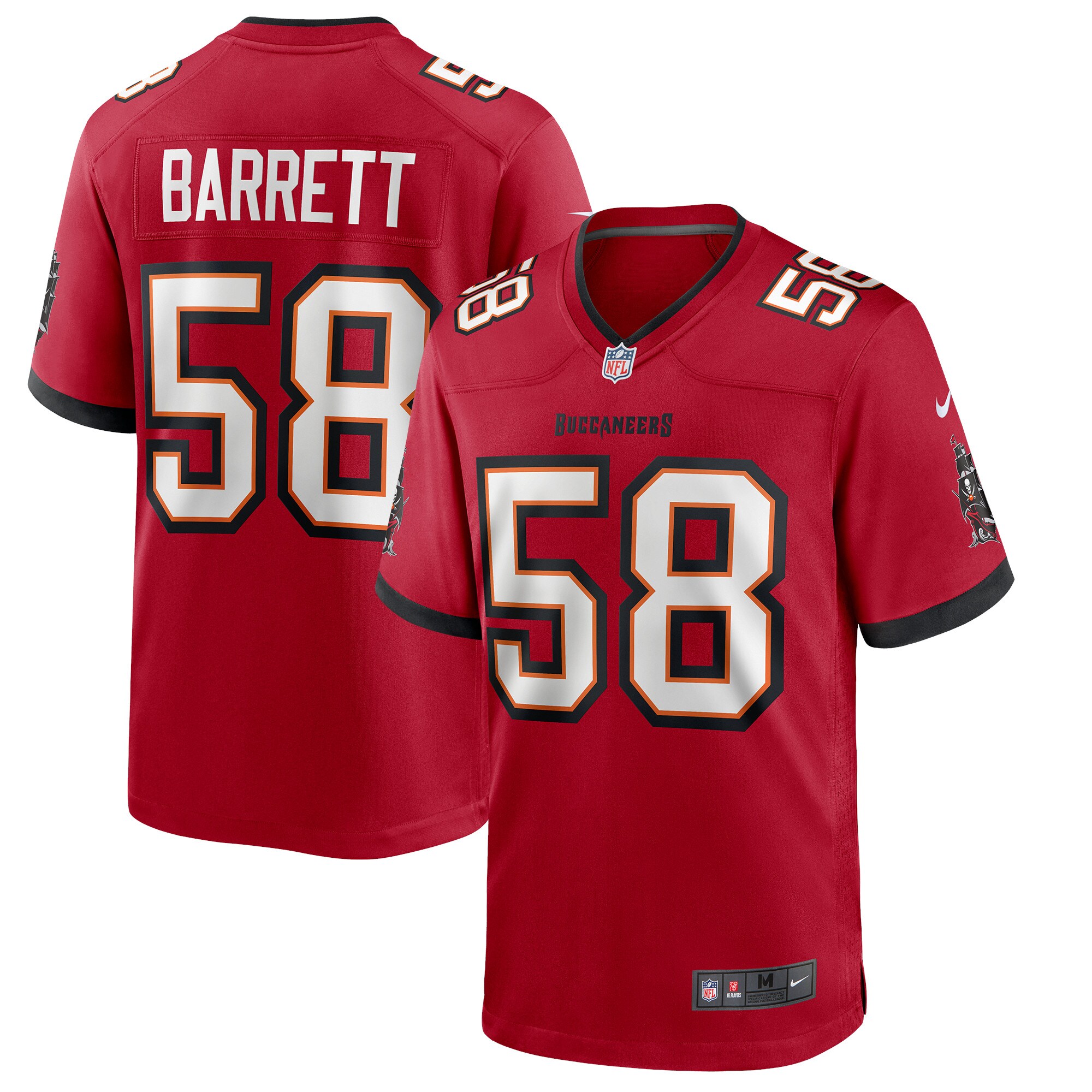 Shaquil Barrett Tampa Bay Buccaneers  Game Jersey - Red
