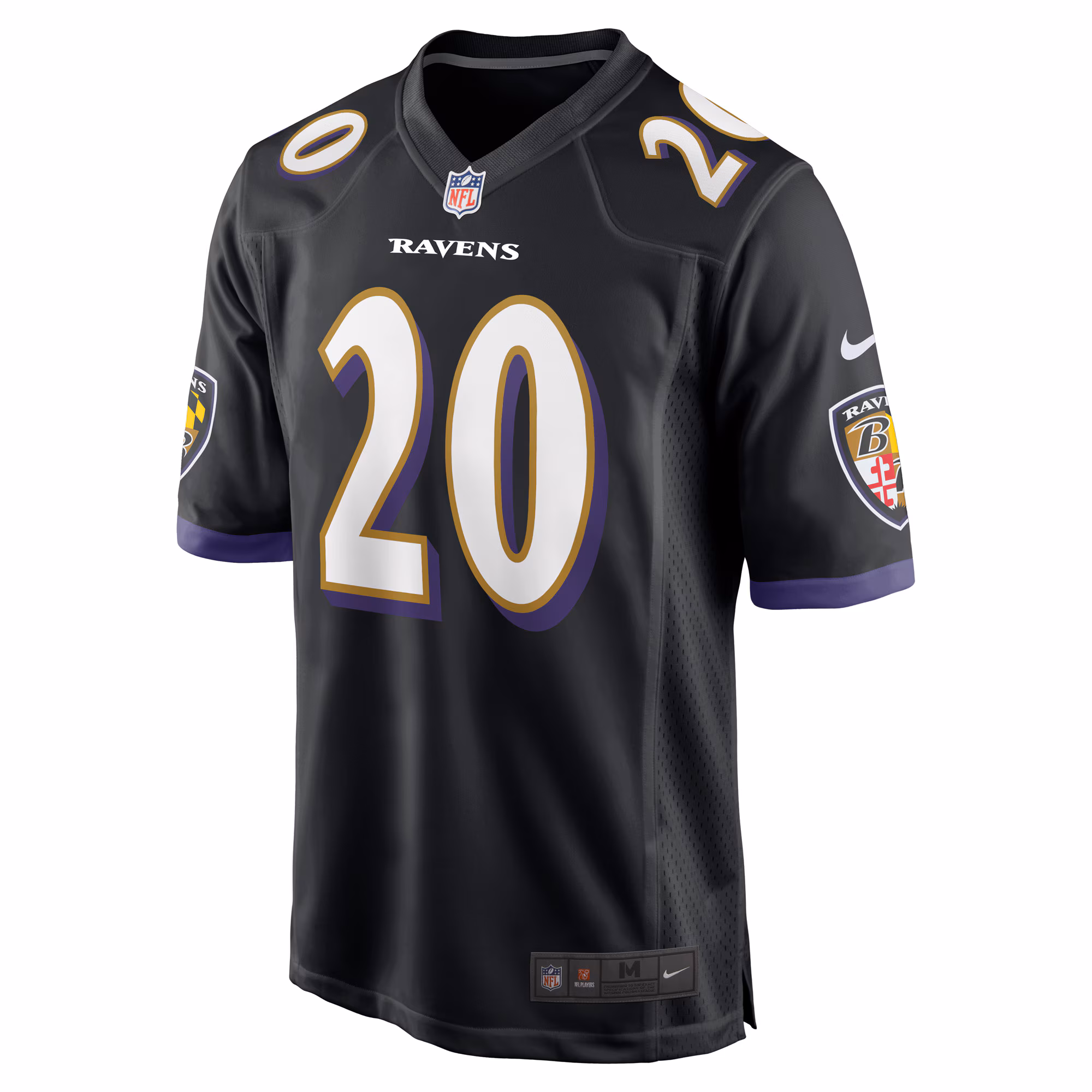 Ed Reed Baltimore Ravens Game Retired Player Jersey - Purple