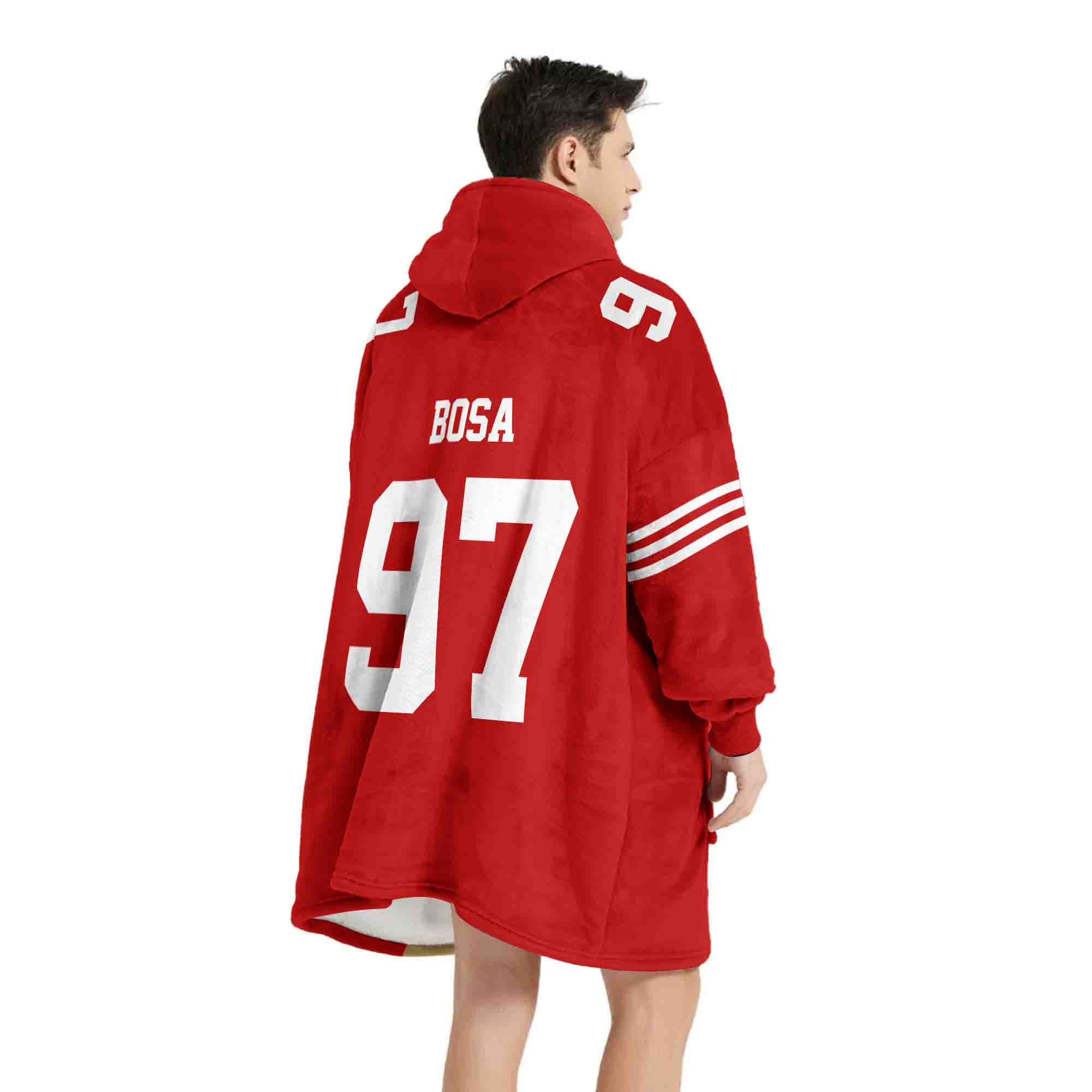 Adult N.B 97 San Francisco 49ers Football Unisex Blanket Hoodie