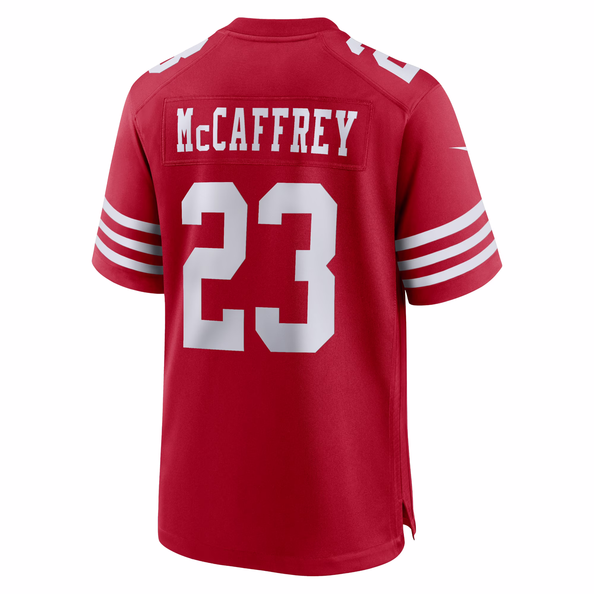 Christian McCaffrey San Francisco 49ers  2023 Super Bowl LVIII Game Jersey - Scarlet
