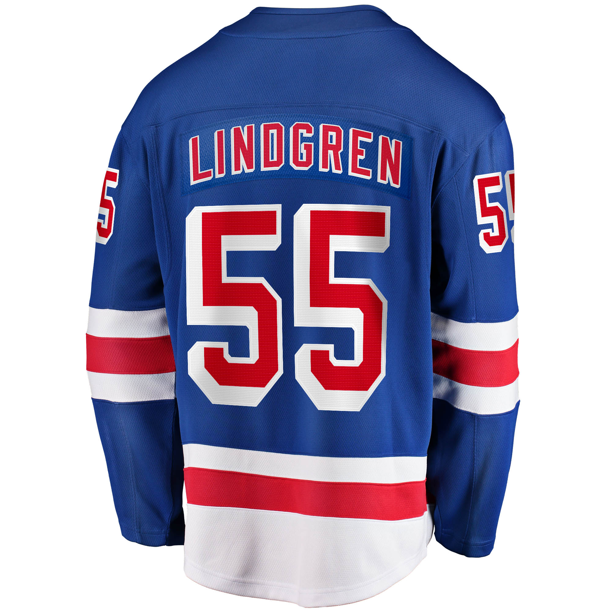 Ryan Lindgren New York Rangers 2017/18 Home Breakaway Replica Jersey - Blue
