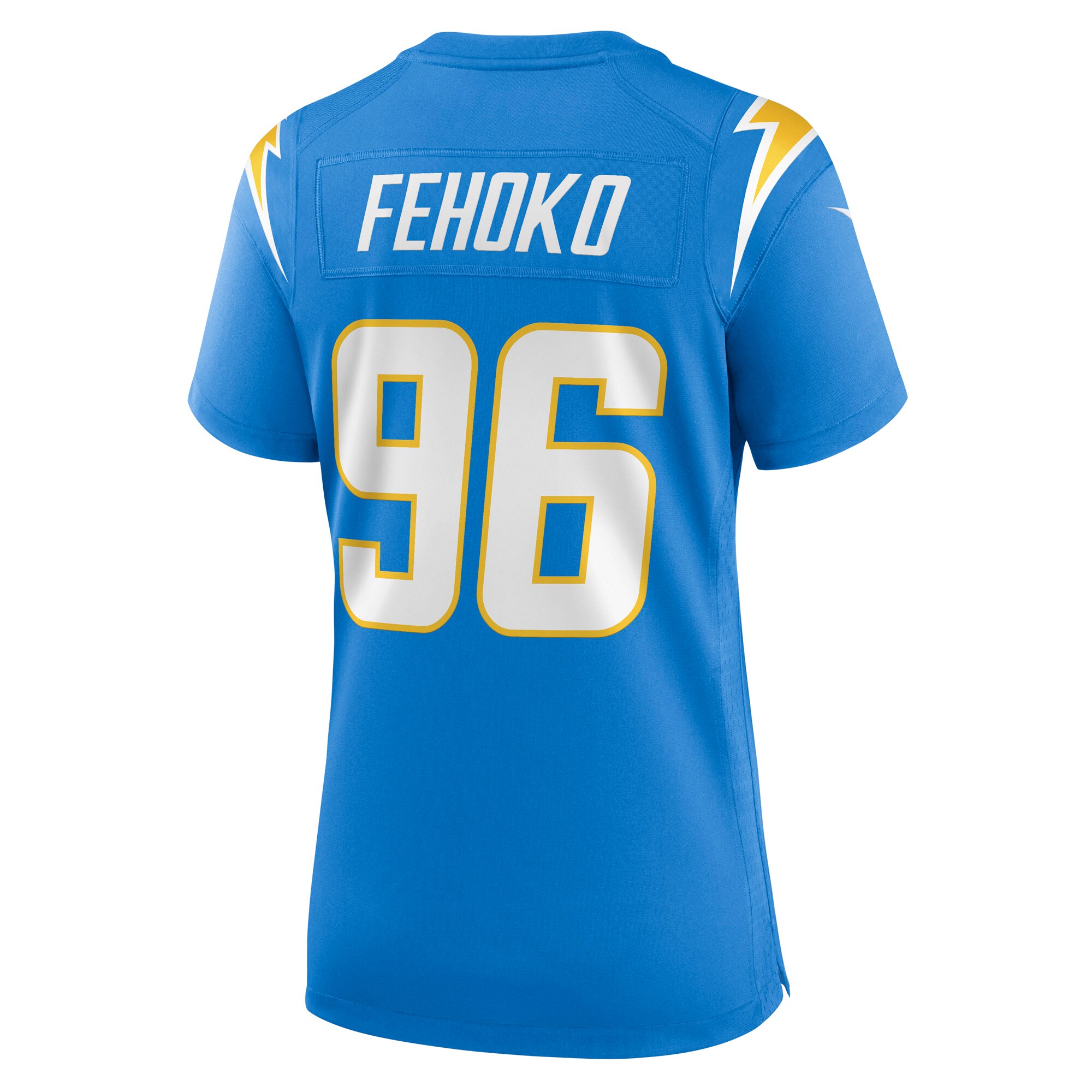 Breiden Fehoko Los Angeles Chargers  Women's Game Player Jersey - Powder Blue