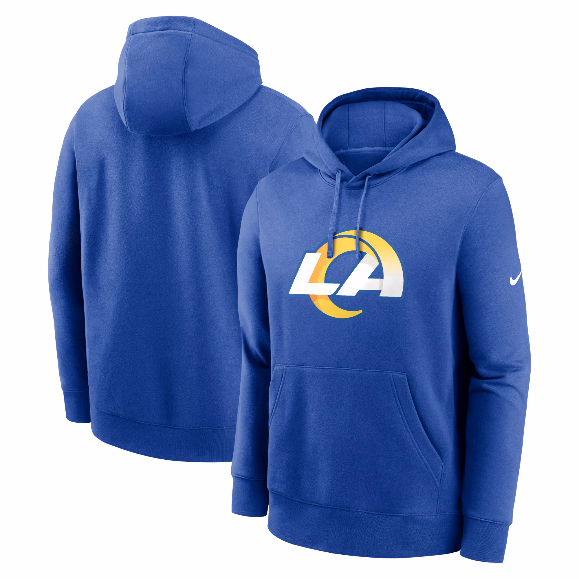 Los Angeles Rams Club Logo Pullover Hoodie - Royal
