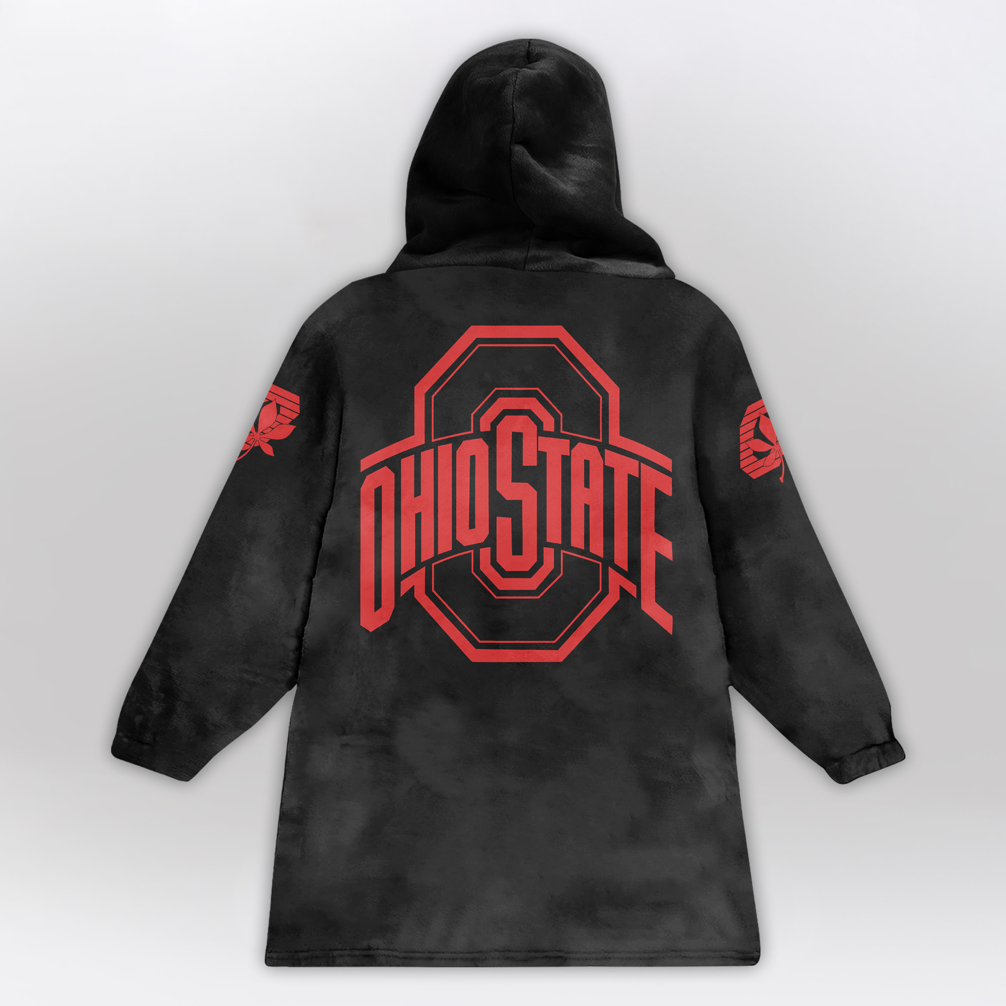 Adult Ohio State Football Unisex Blanket Hoodie