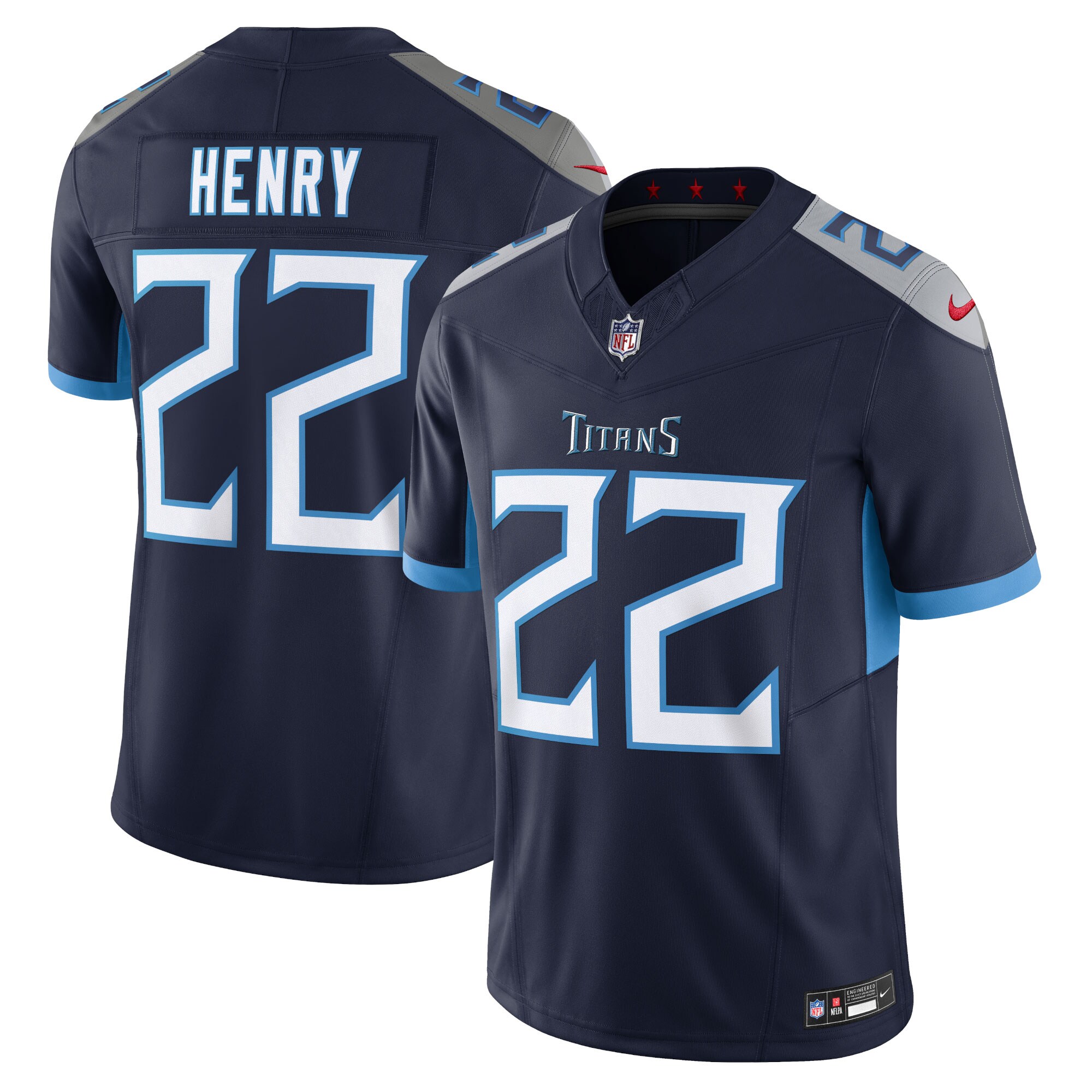 Derrick Henry Tennessee Titans  Vapor F.U.S.E. Limited Jersey - Navy