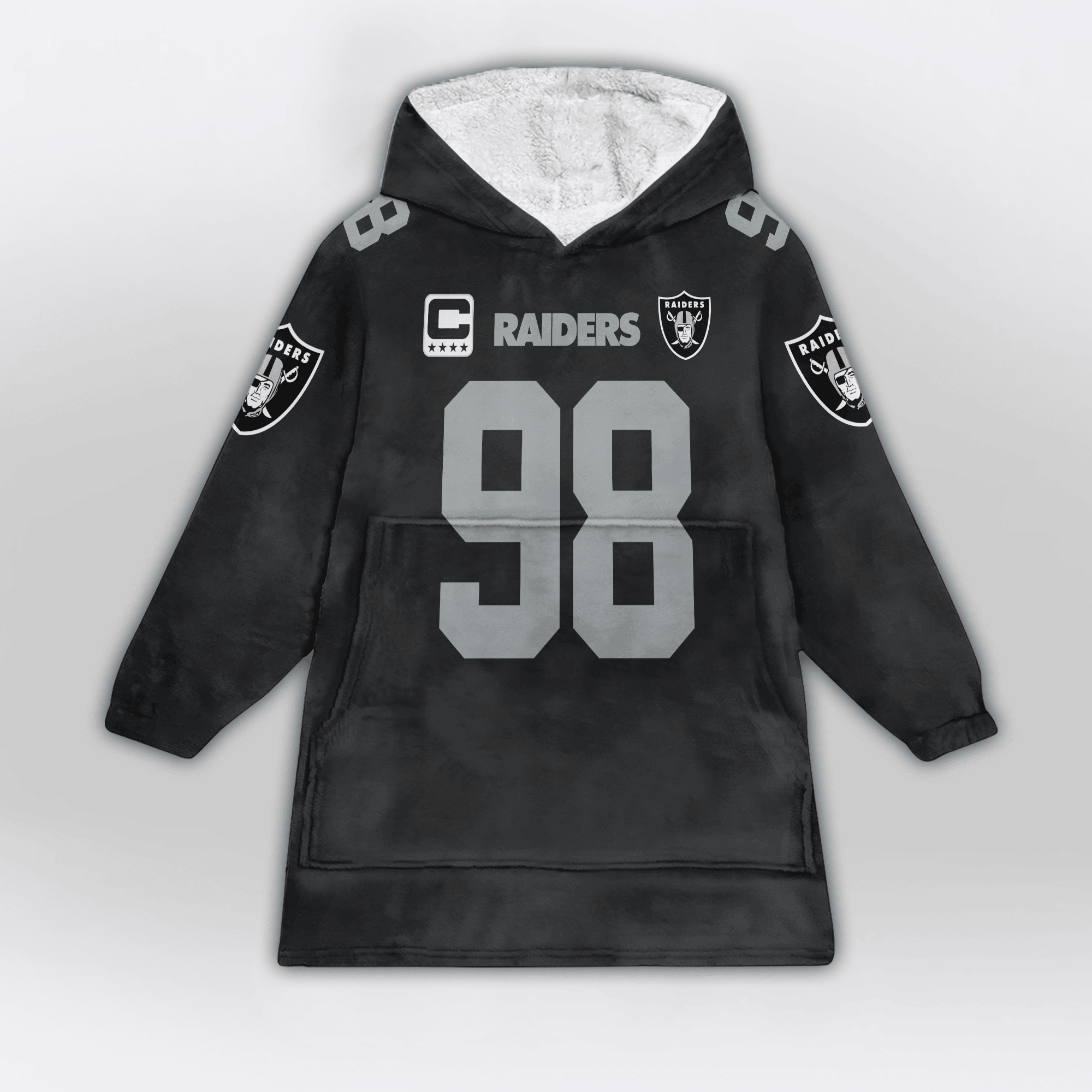 Kid M.C 98 Captain Las Vegas Football Unisex Blanket Hoodie