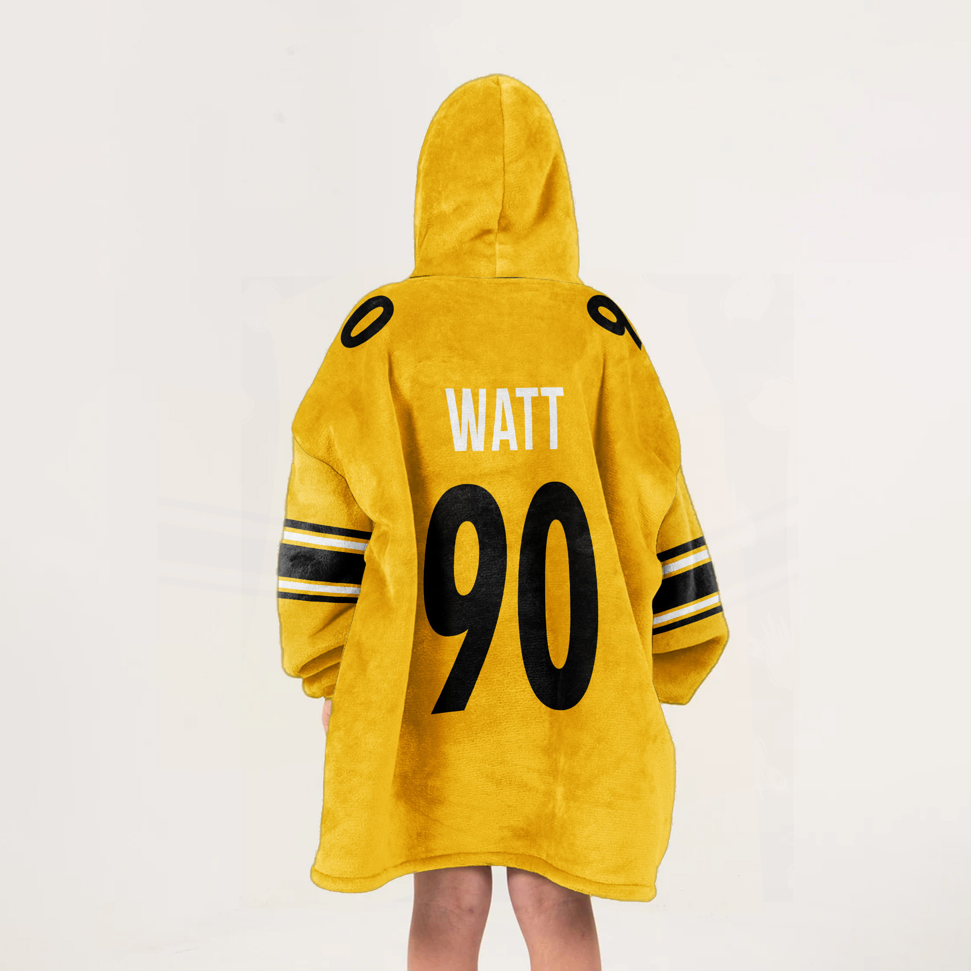 Adult T.J.W 90 Pittsburgh Football Unisex Blanket Hoodie