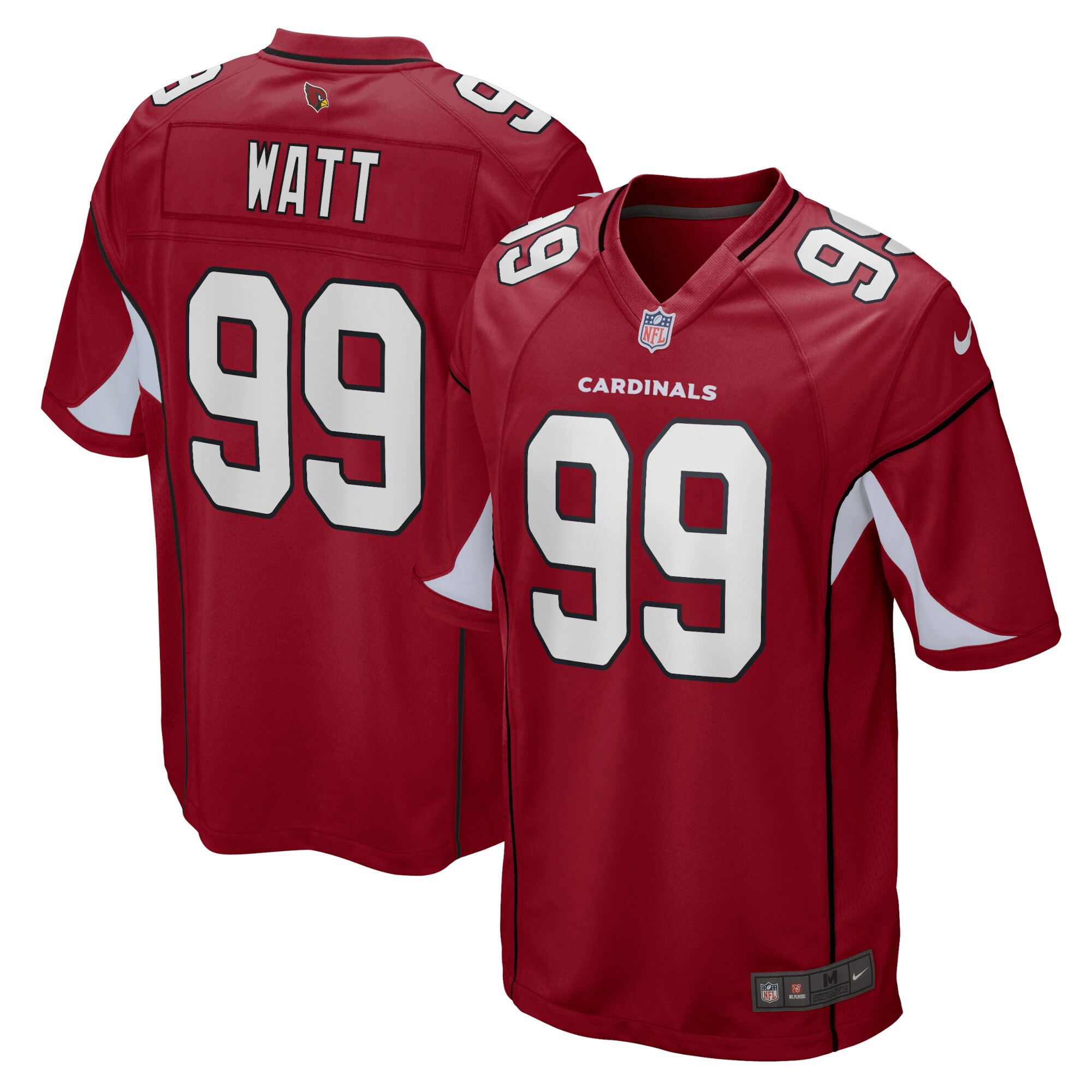 J.J. Watt Arizona Cardinals  Player Game Jersey - Cardinal