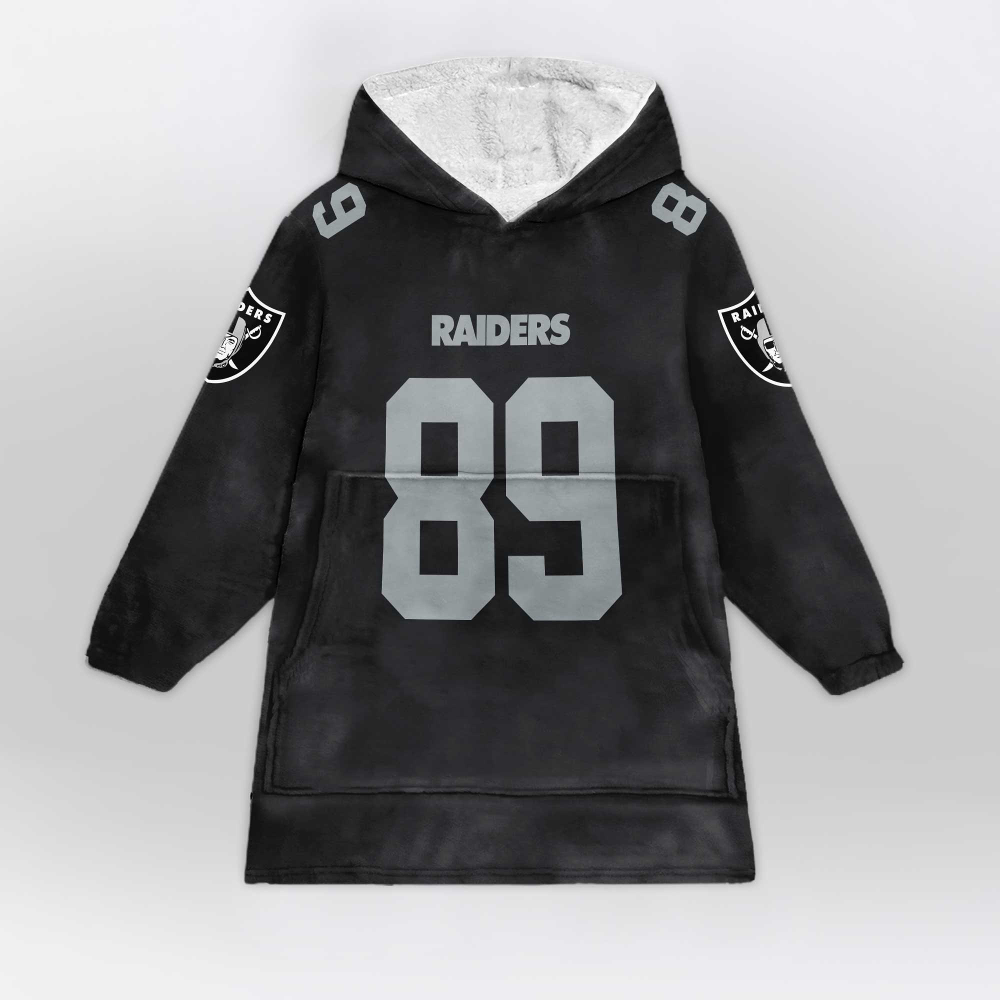 Adult B.B 89 Las Vegas Football Unisex Blanket Hoodie