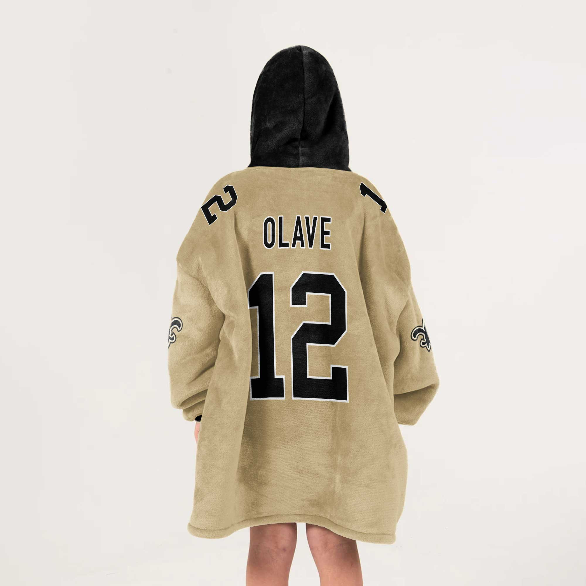 Kid C.O 12 New Orleans Football Unisex Blanket Hoodie