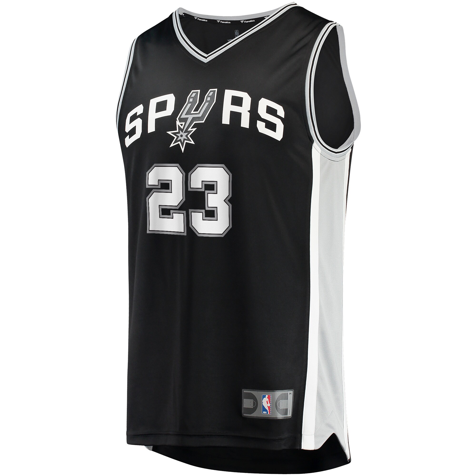 Zach Collins San Antonio Spurs  2021/22 Fast Break Replica Jersey - Icon Edition - Black