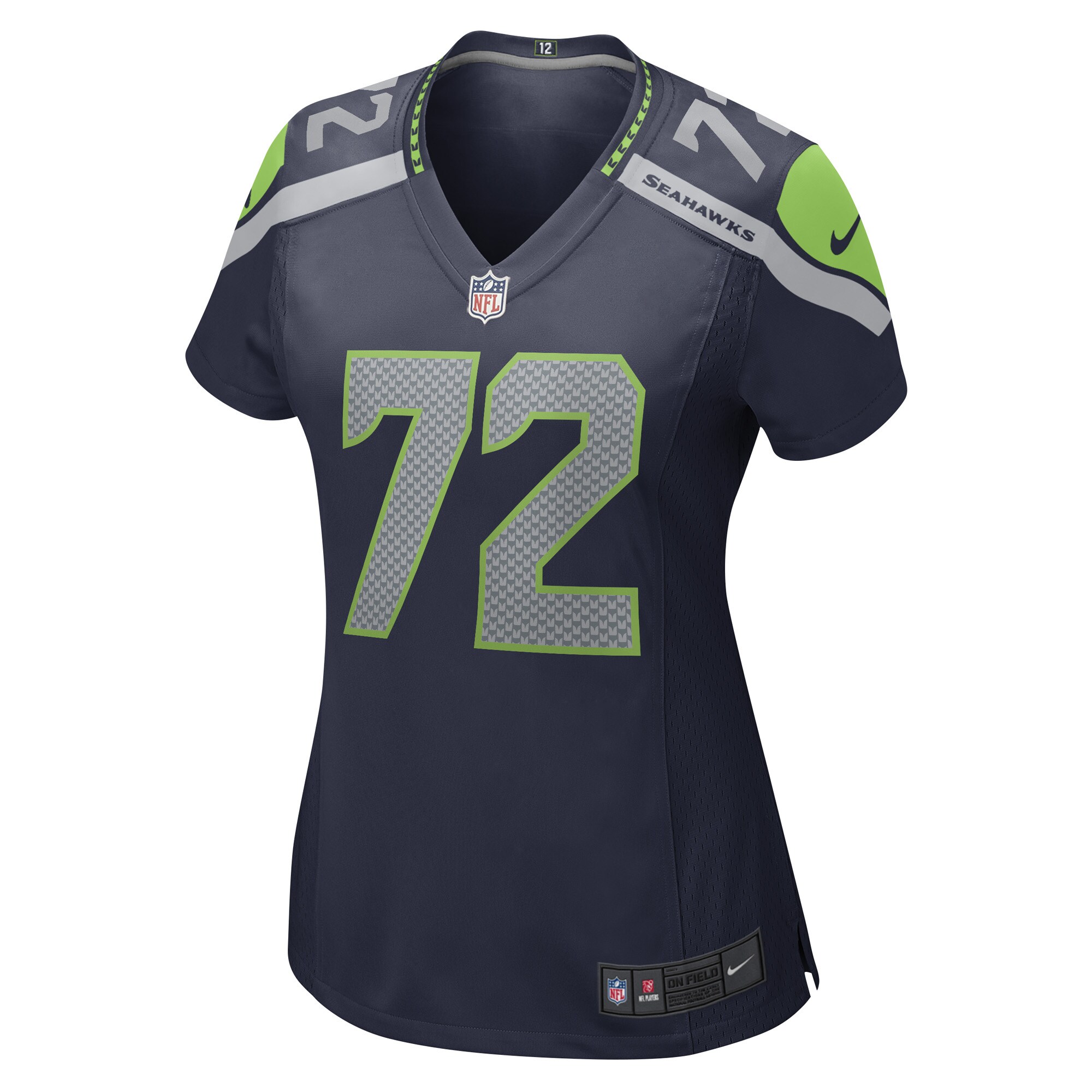 Abraham Lucas Seattle Seahawks  Women's Game Player Jersey - College Navy