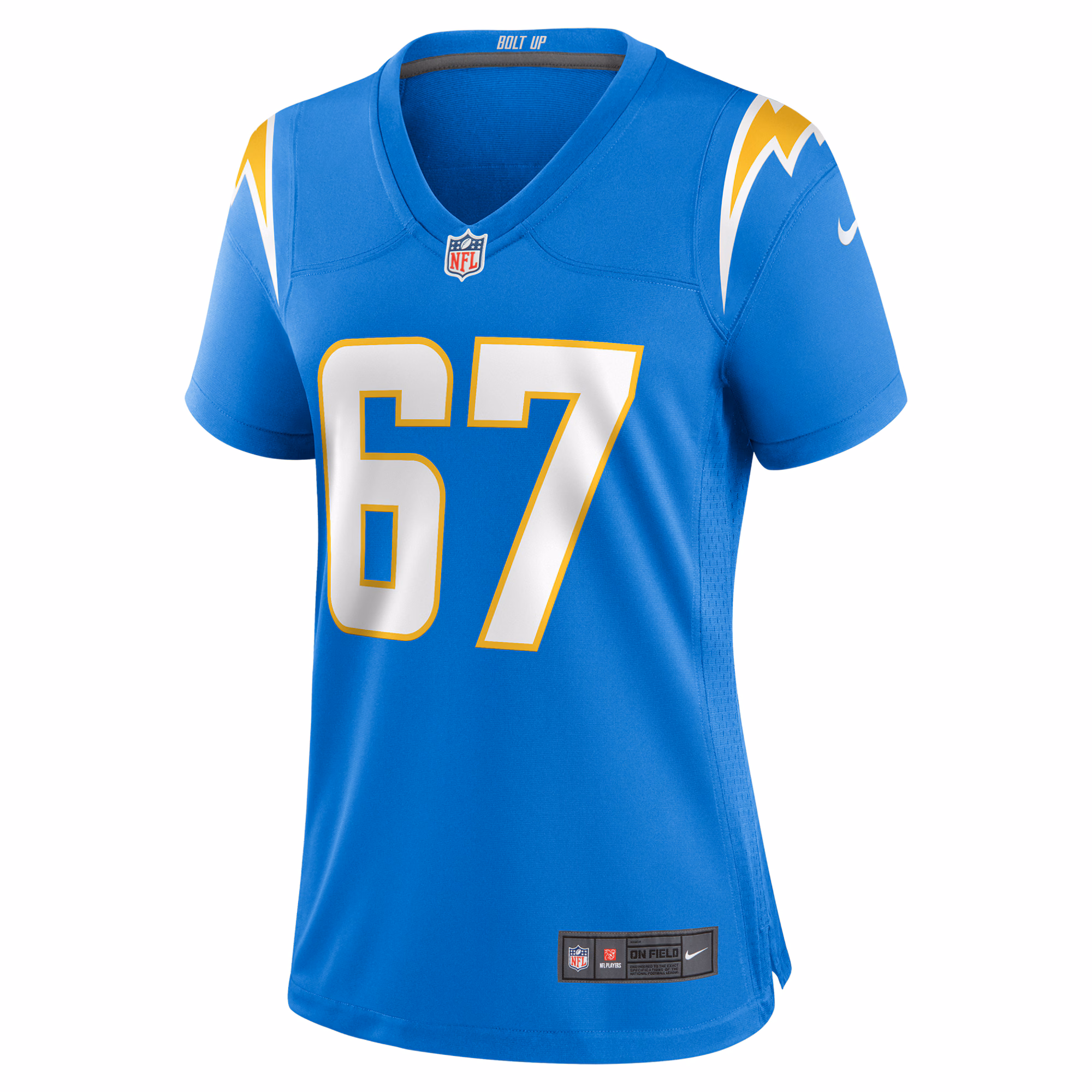 Alex Leatherwood Los Angeles Chargers Women's Team Game Jersey -  Powder Blue