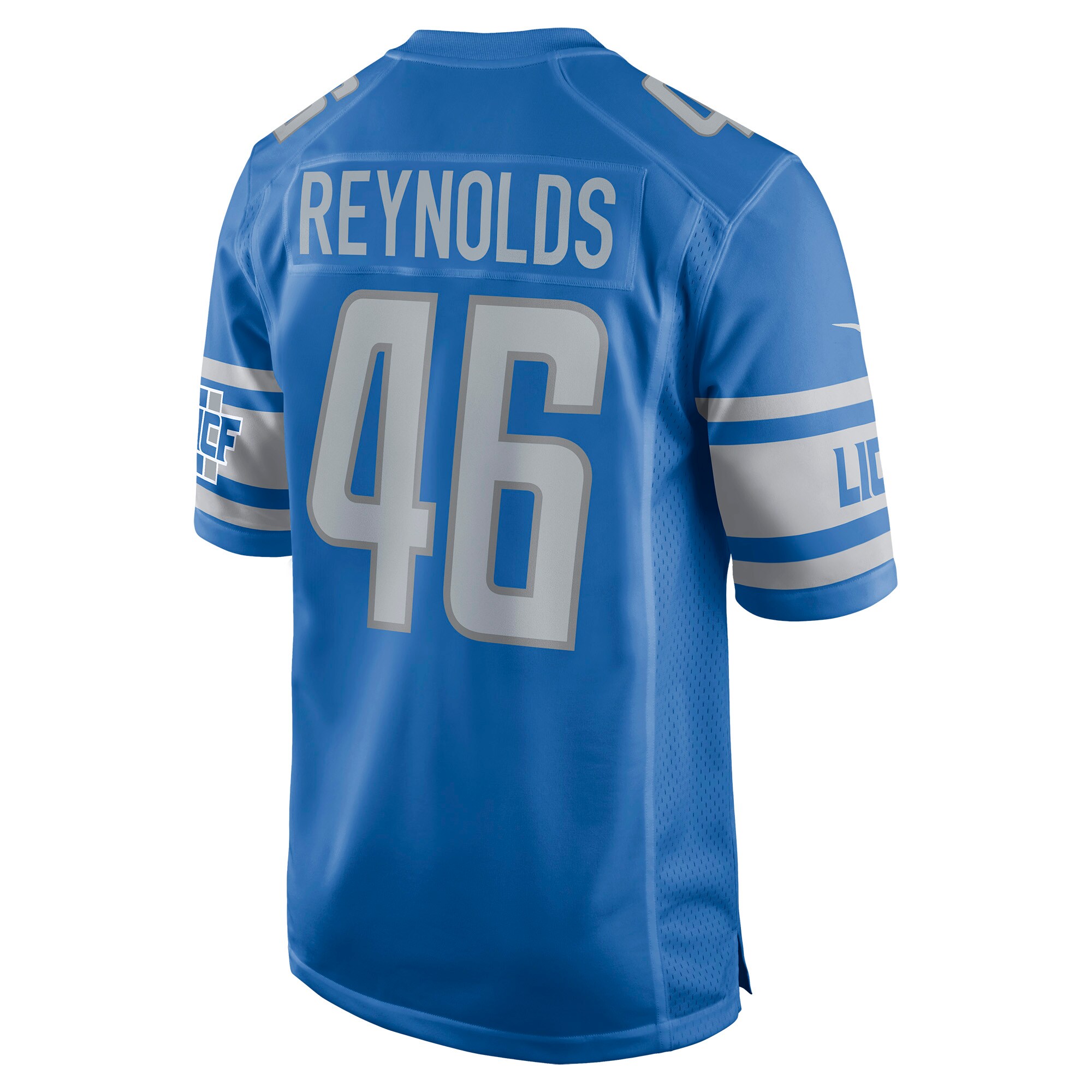 Craig Reynolds Detroit Lions  Game Player Jersey - Blue