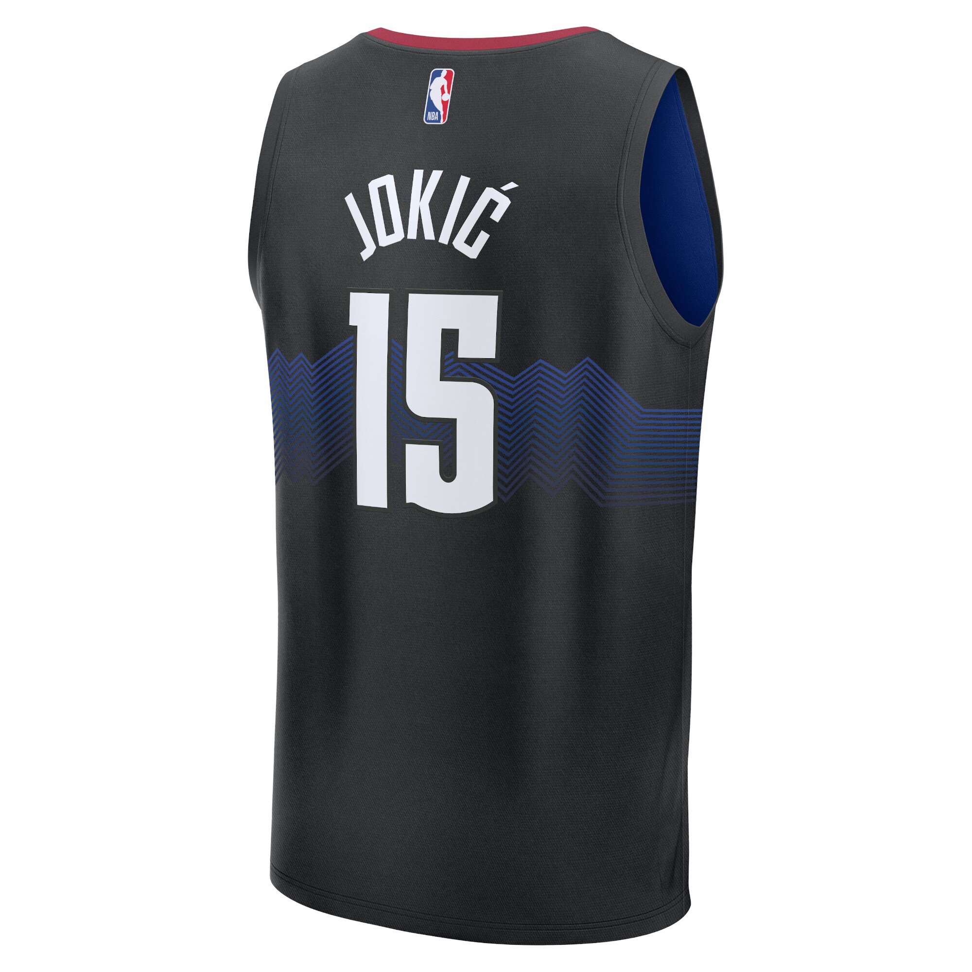 Unisex Denver Nuggets Nikola Jokic  Black 2023/24 Fast Break Jersey - City Edition