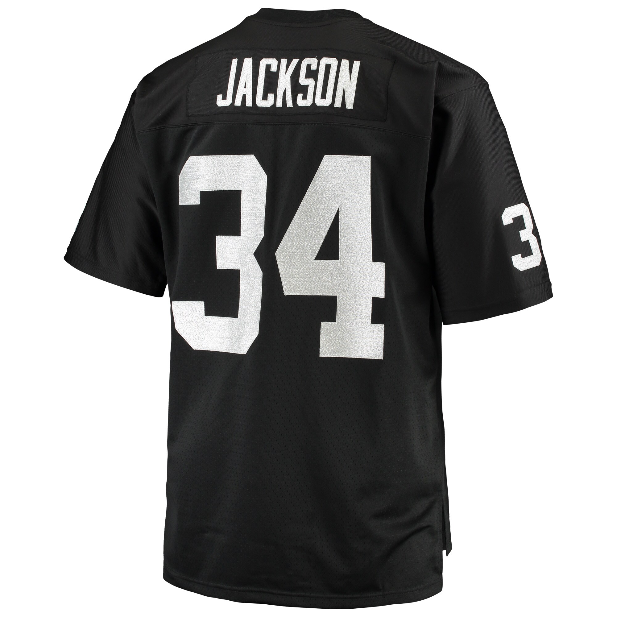 Bo Jackson Las Vegas Raiders  Big & Tall 1988 Retired Player Replica Jersey - Black