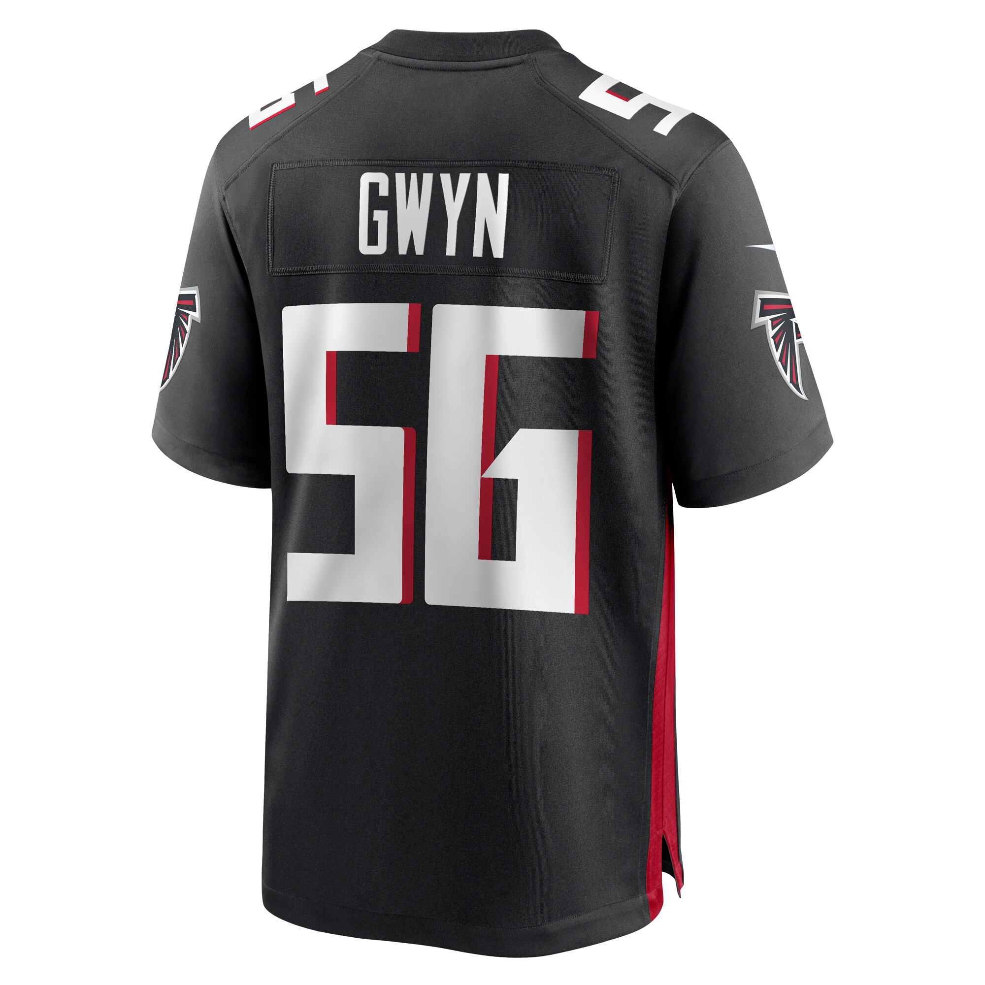 Jovaughn Gwyn Atlanta Falcons Team Game Jersey -  Black