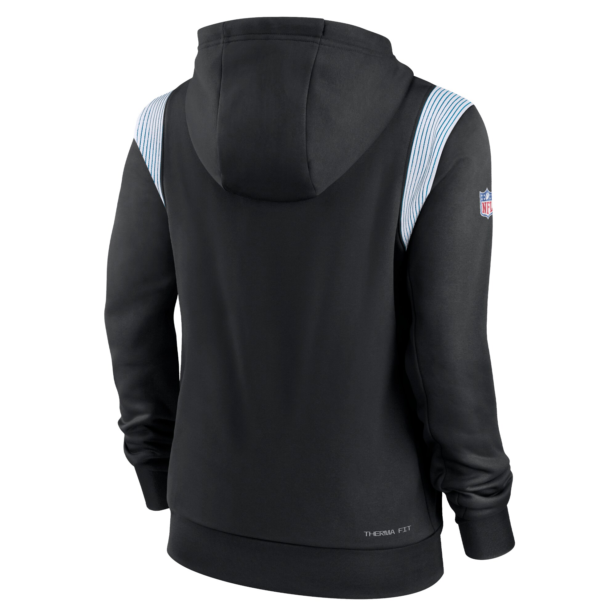 Carolina Panthers Women's Sideline Stack Performance Pullover Hoodie - Black