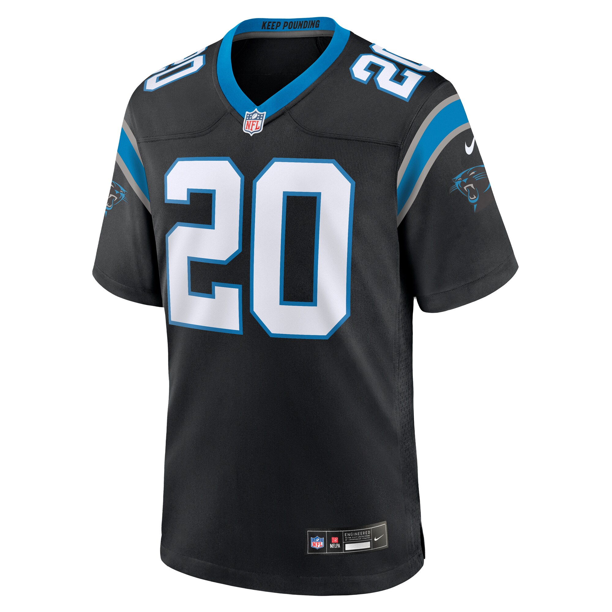 Eric Rowe Carolina Panthers Game Jersey - Black