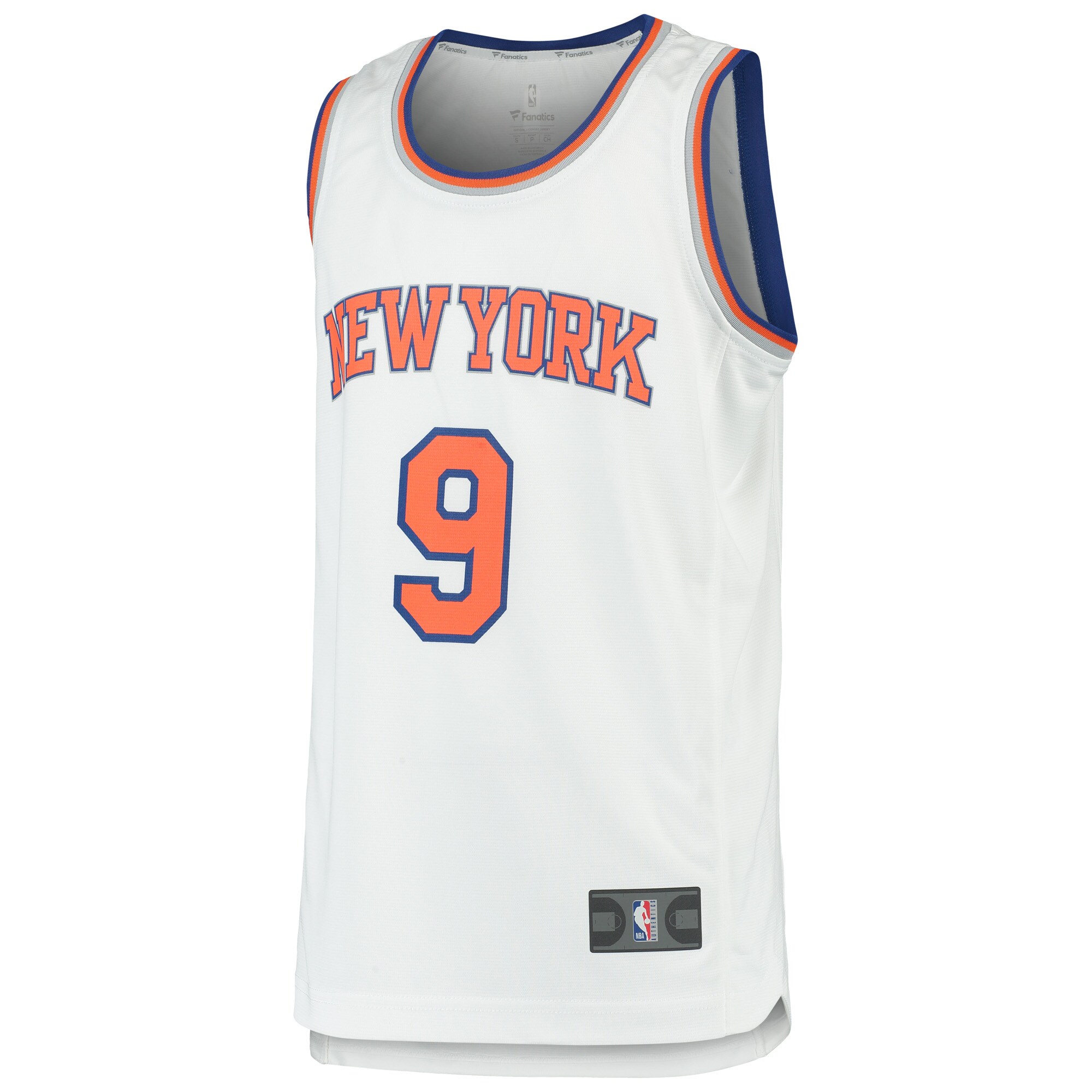 RJ Barrett New York Knicks  Youth 2019 NBA Draft First Round Pick Fast Break Replica Jersey - Association Edition - White